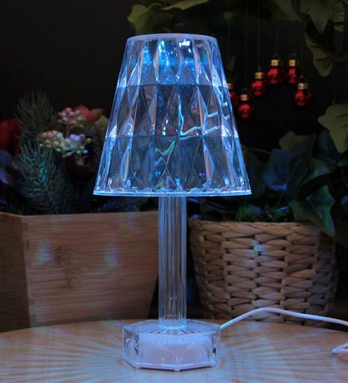 Uzaktan Kumandalı RGB Kristal Masa Lambası Abajur