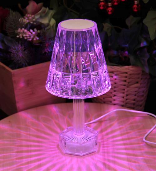 Uzaktan Kumandalı RGB Kristal Masa Lambası Abajur