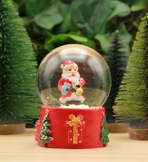 Yılbaşı Noel Baba Kar Küresi Christmas