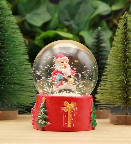 Yılbaşı Noel Baba Kar Küresi Christmas