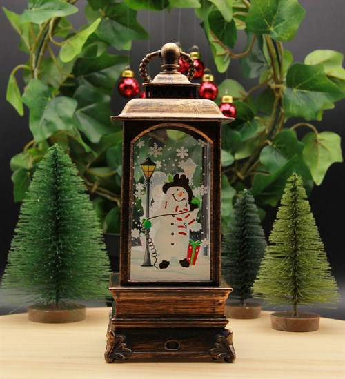 Yılbaşı Noel Işıklı Fener Lamba Merry Christmas