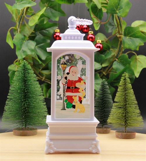 Yılbaşı Noel Işıklı Fener Lamba Merry Christmas