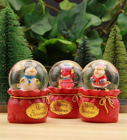 Yılbaşı Noel Kar Küresi Merry Christmas