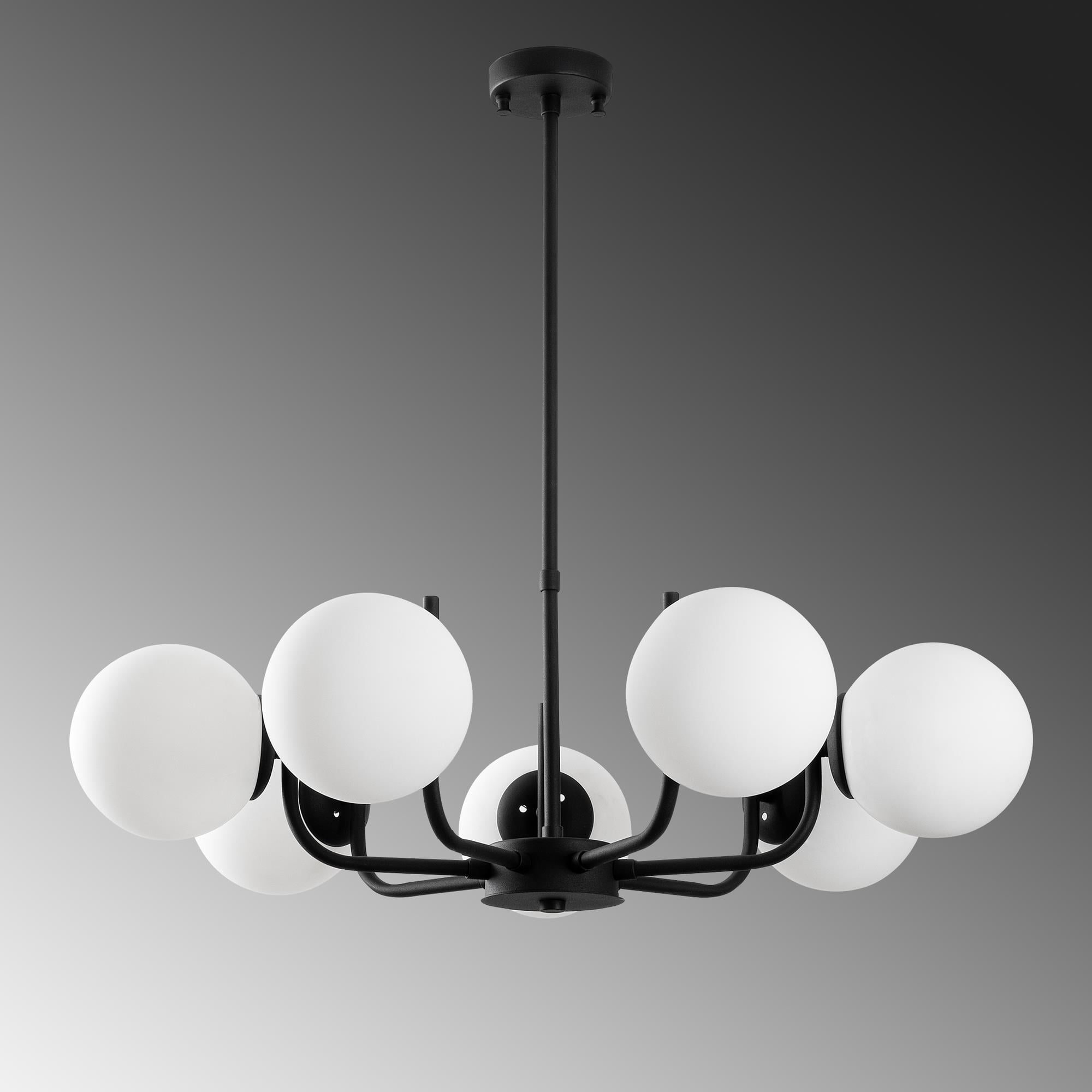 ANTLER-13769, CAMLI 7'Lİ AVİZE 