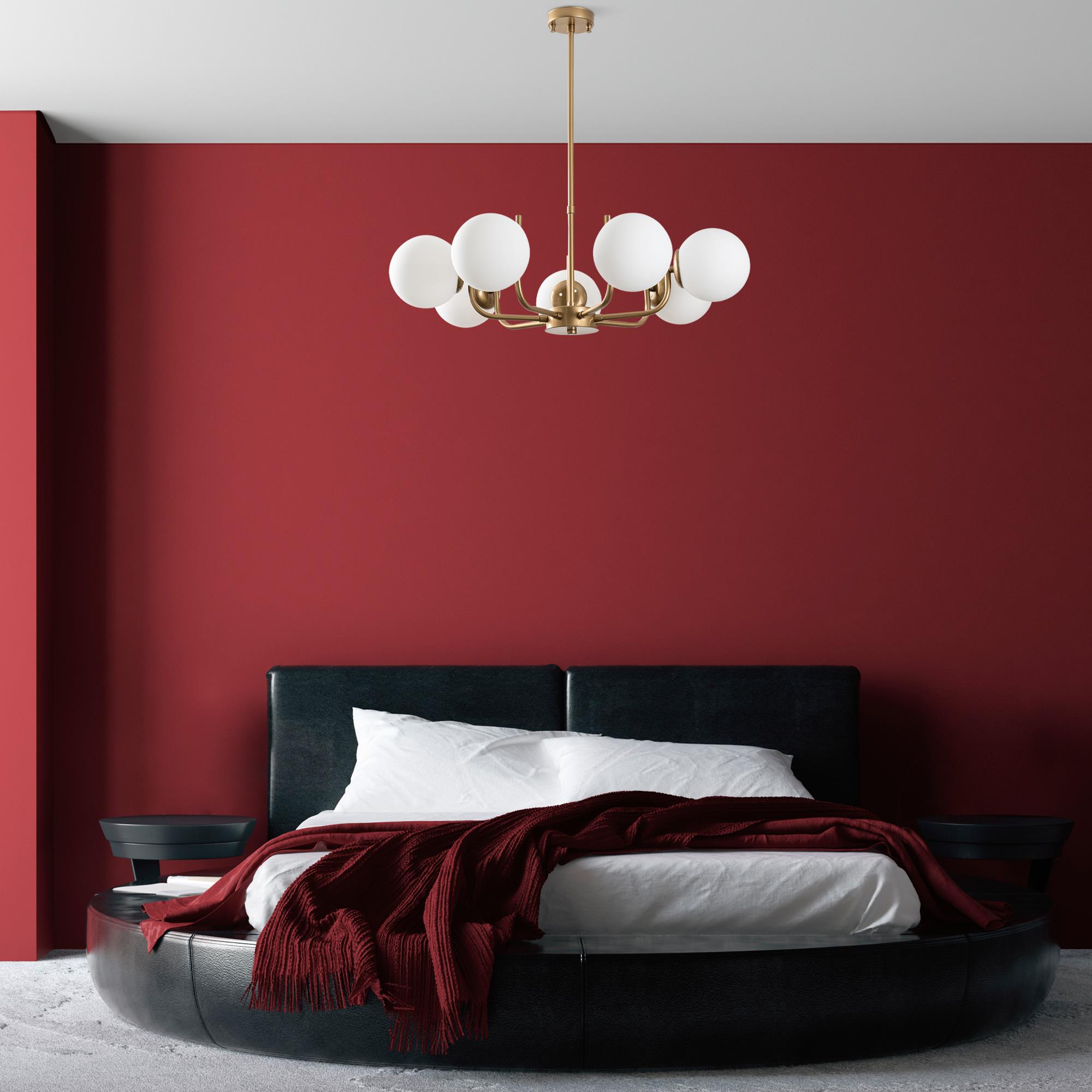 ANTLER-13774, CAMLI 7'Lİ AVİZE 