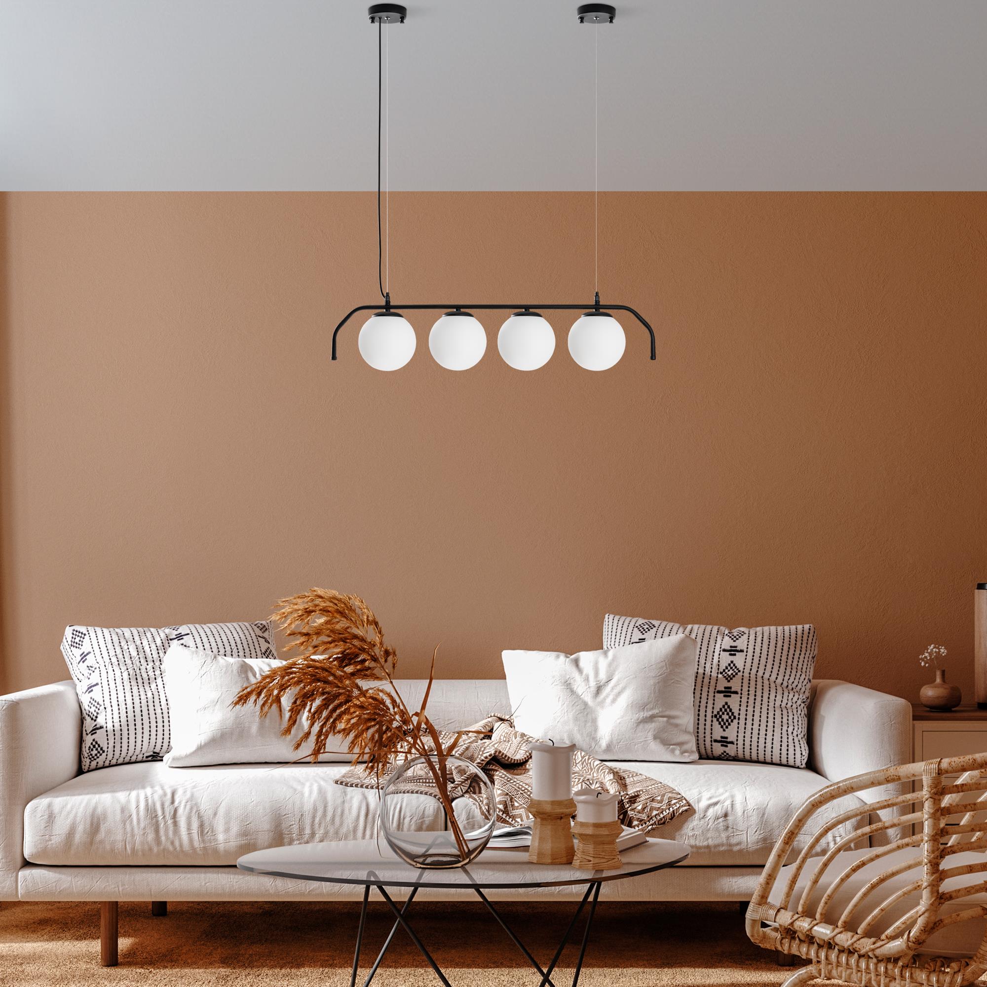 ANTLER-13826, CAMLI 4'LÜ AVİZE 