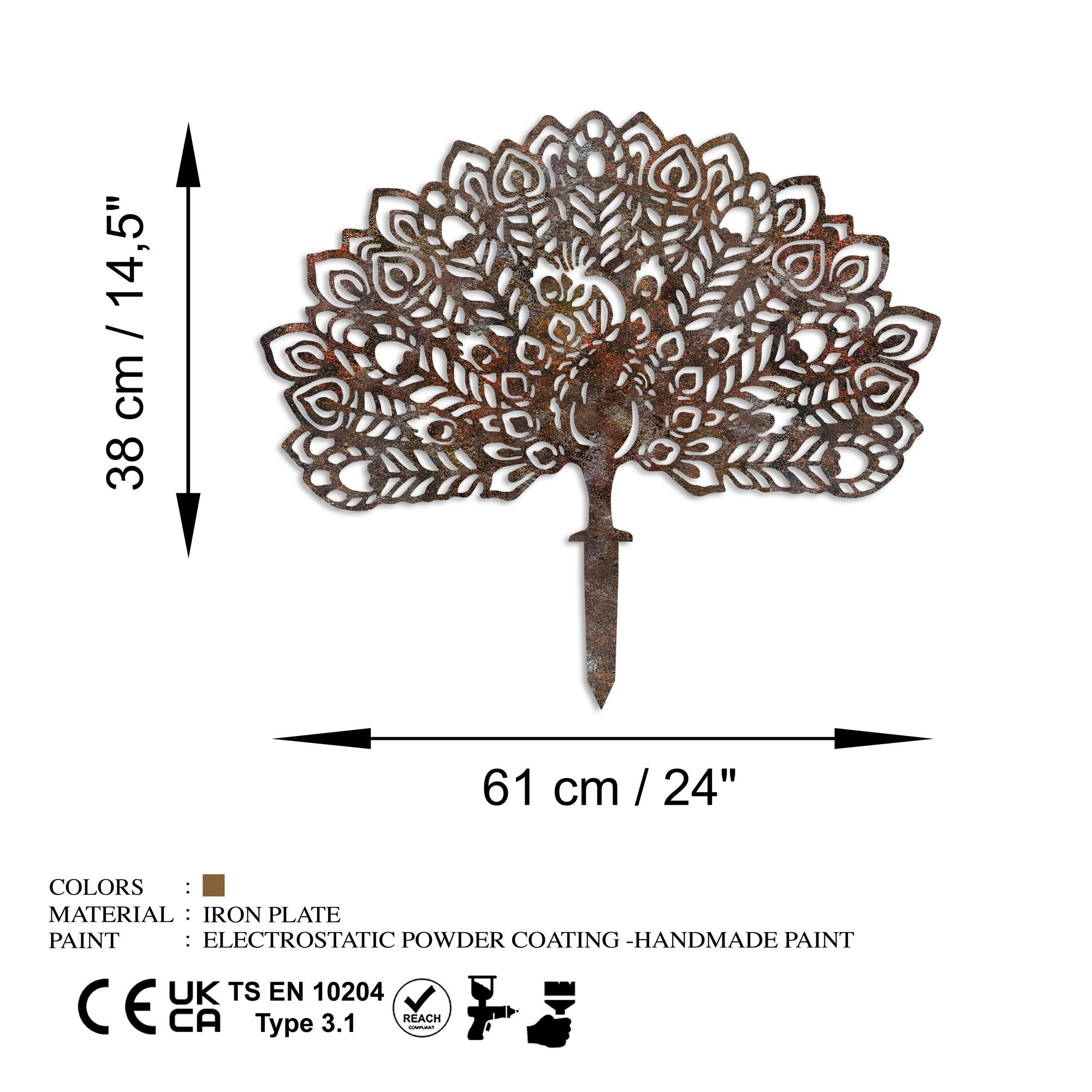BHC-018-D METAL BAHÇE DEKORLARI