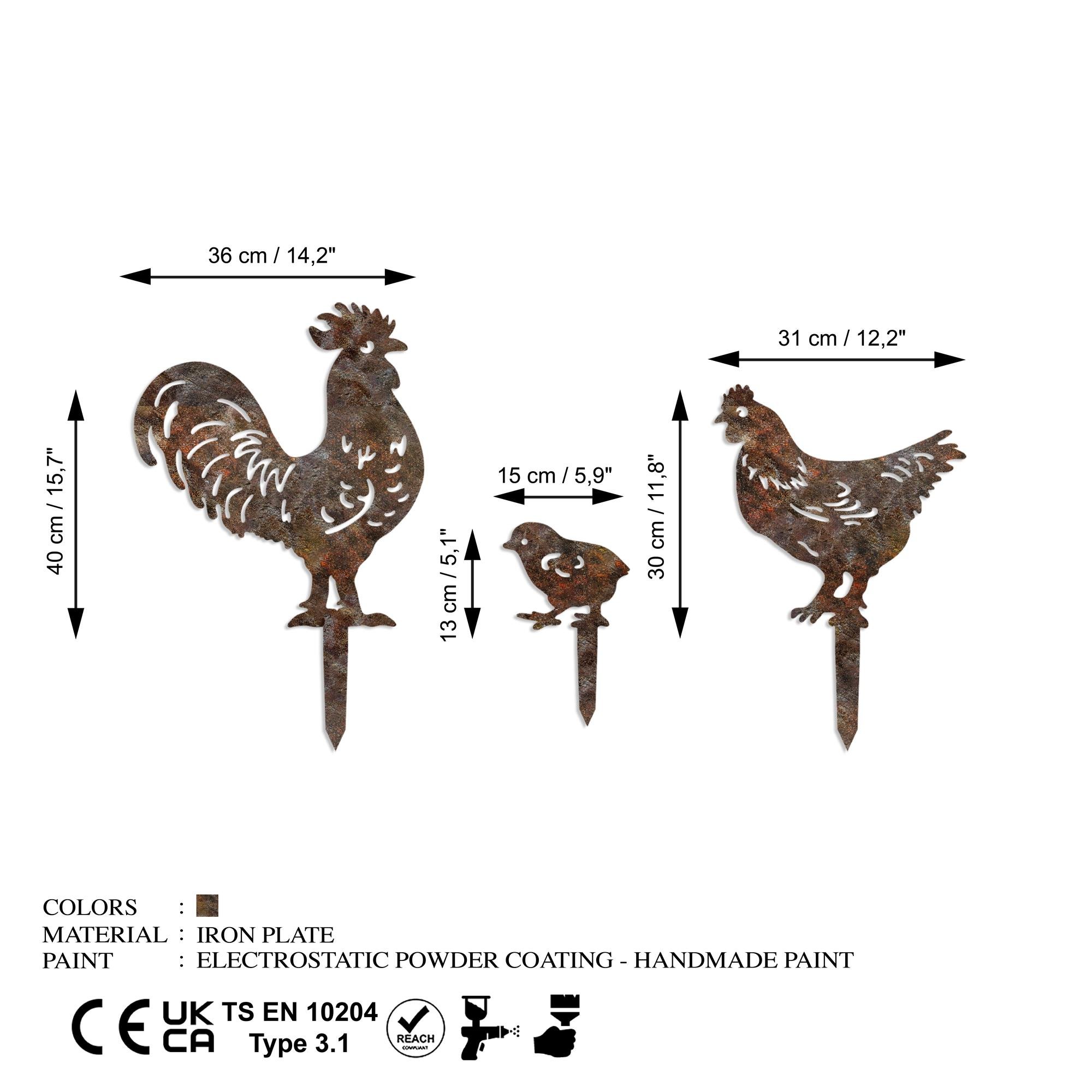 BHC-032-A METAL BAHÇE DEKORLARI