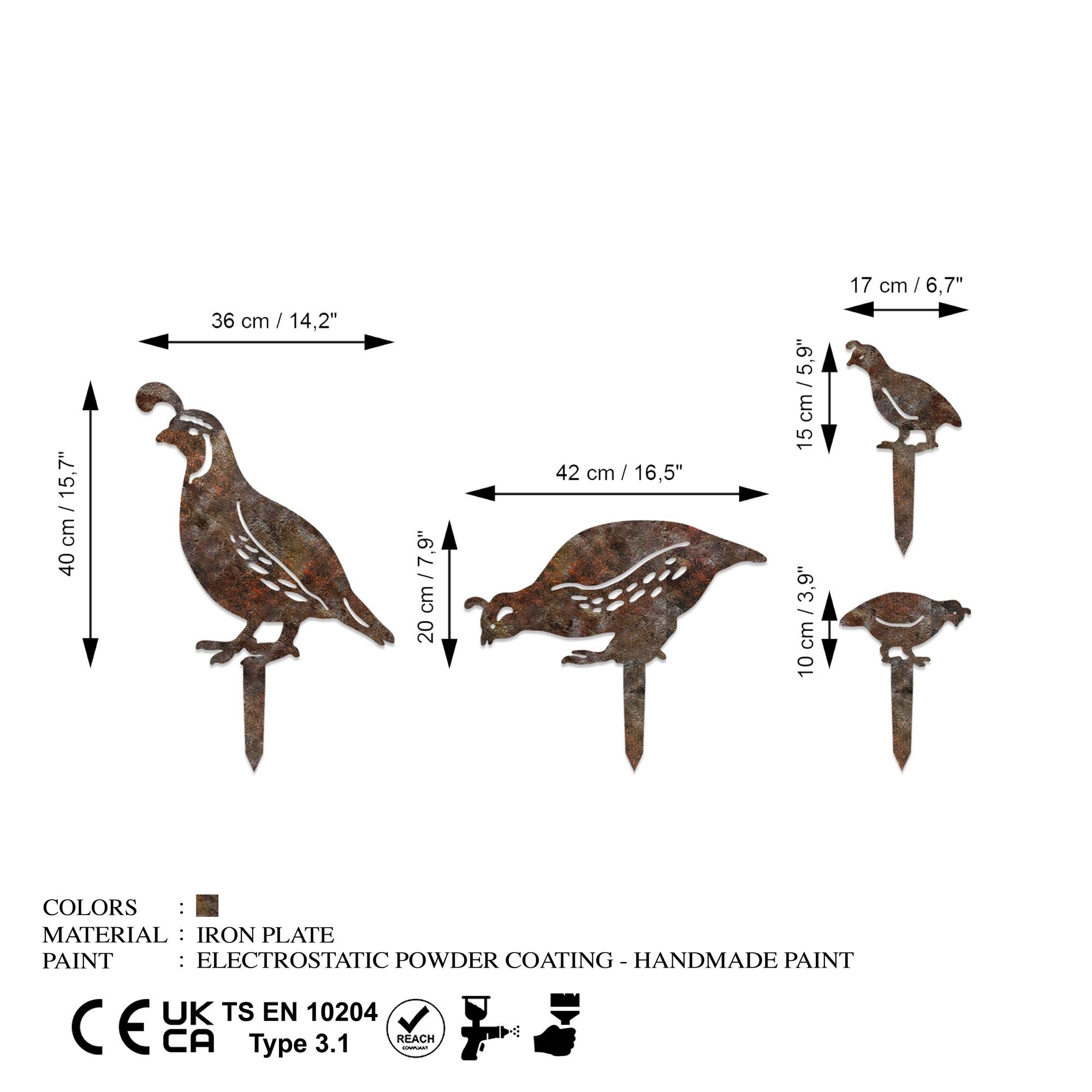 BHC-033-A METAL BAHÇE DEKORLARI