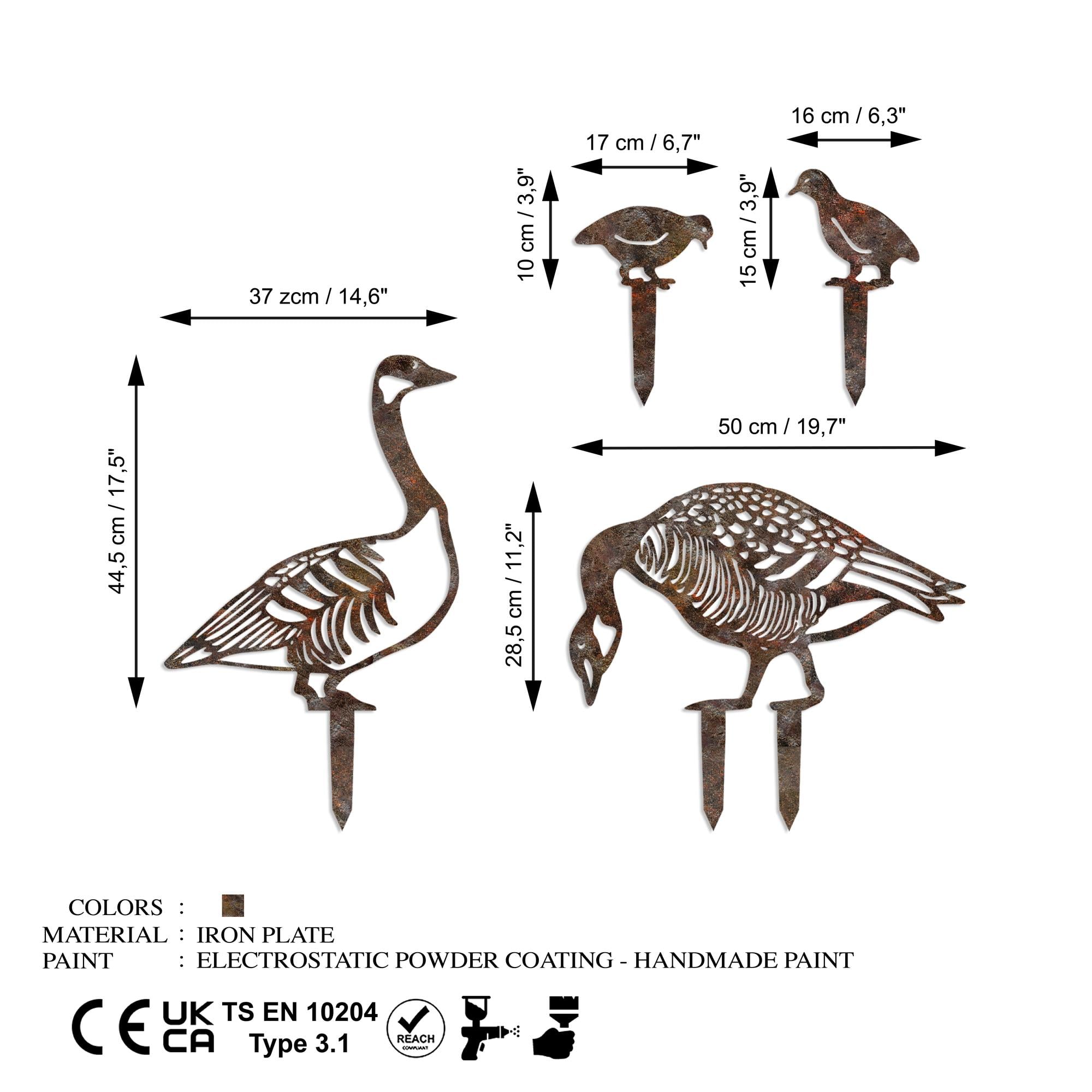 BHC-035-A METAL BAHÇE DEKORLARI