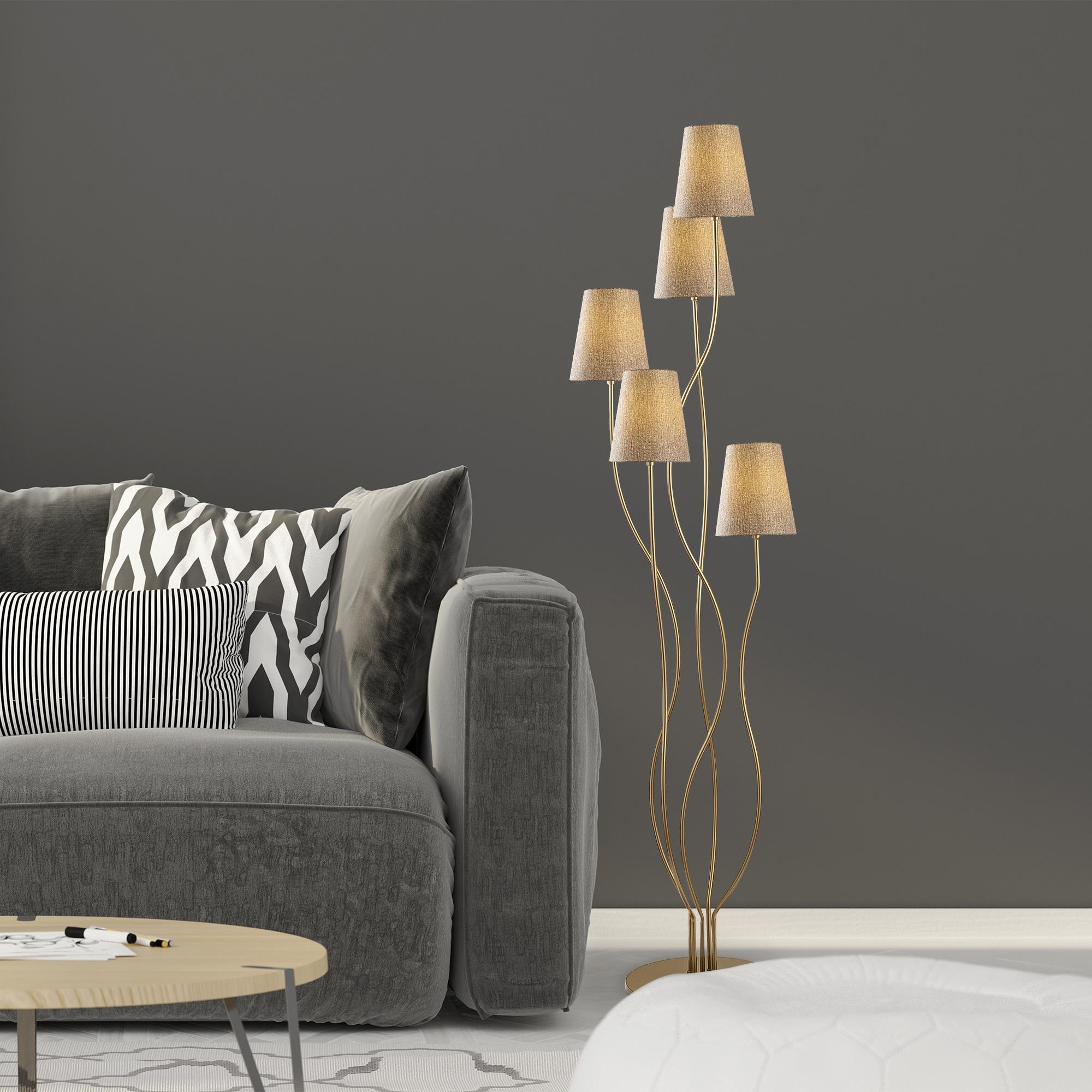 BONIBON-13241, ABAJUR BAŞLIKLI 5'Lİ LAMBADER 