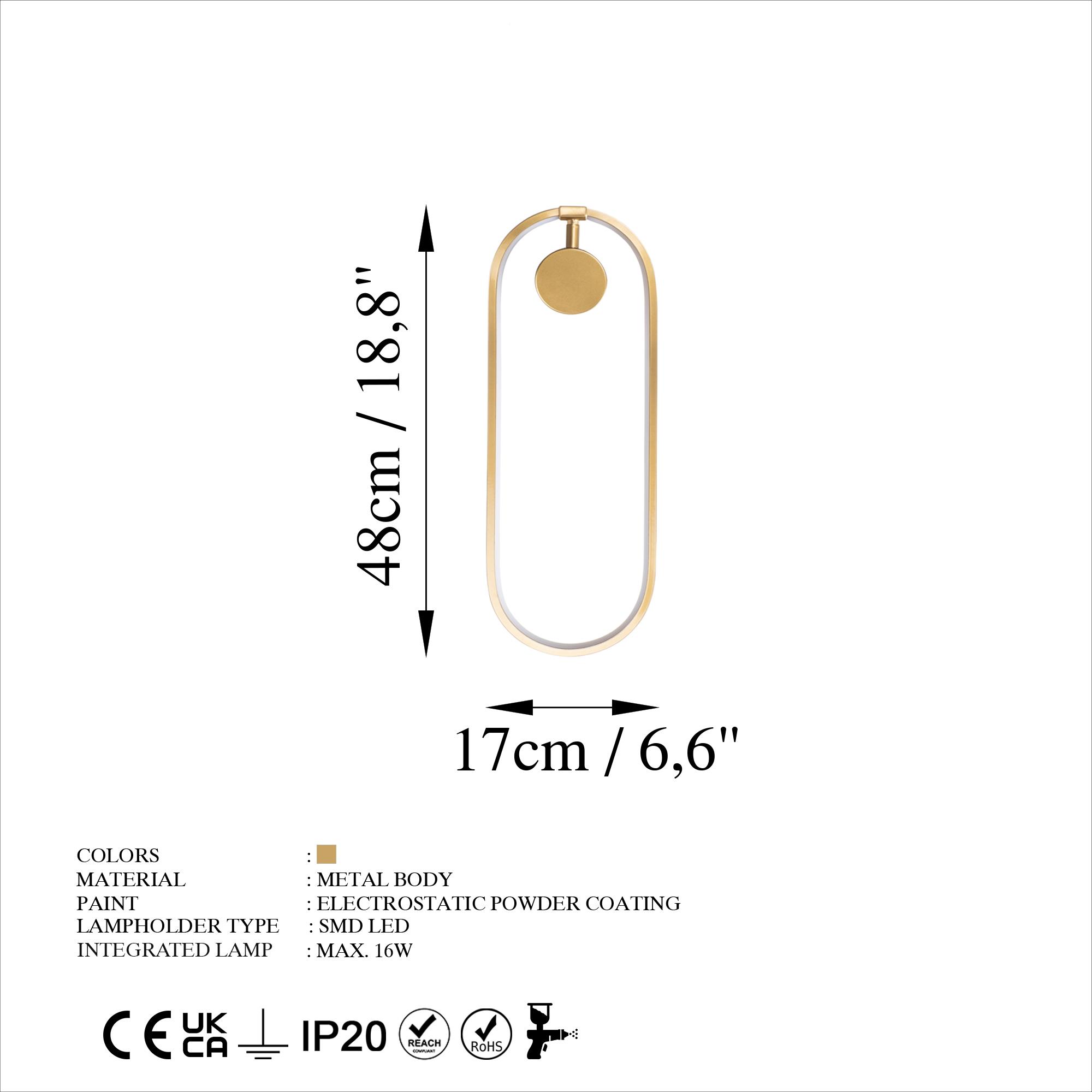CAN-13557, LED'Lİ APLİK