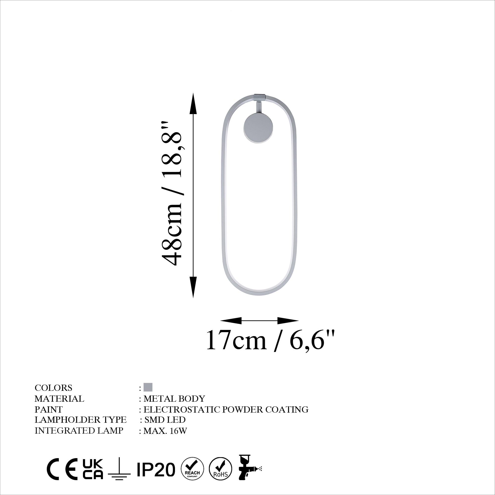 CAN-13558, LED'Lİ APLİK