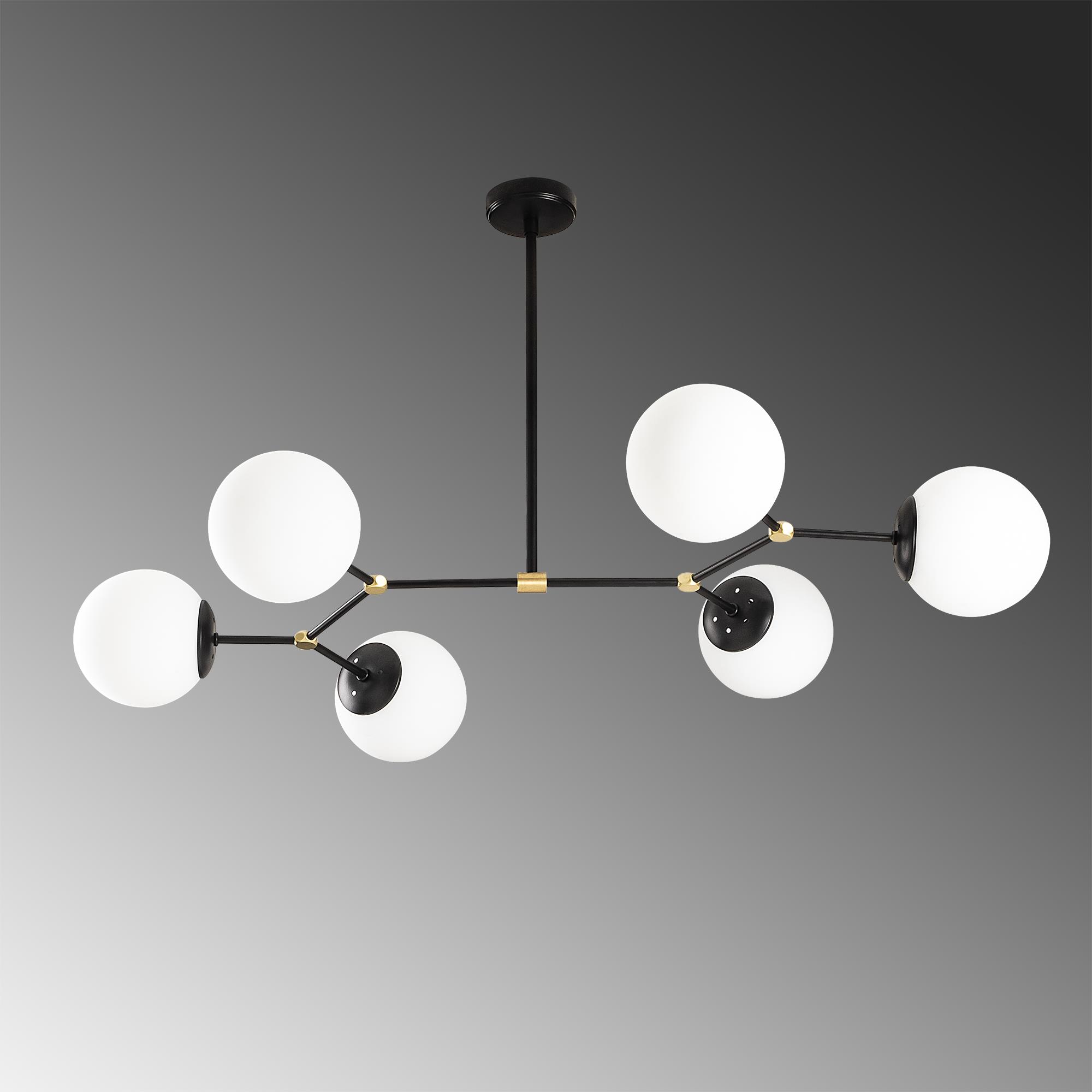 DAMAR-6321, CAMLI 6'LI AVİZE 