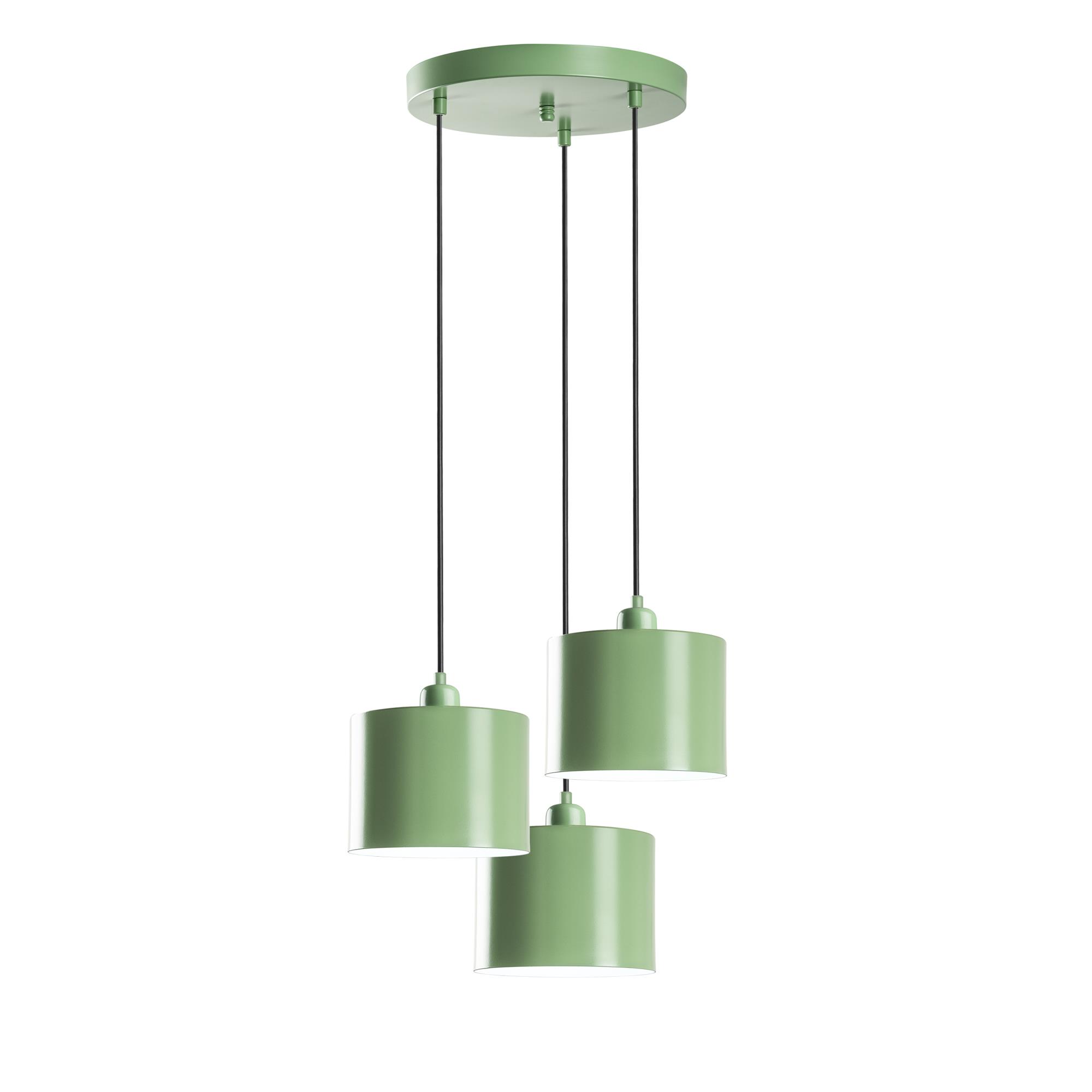 DUZ-195MINTGREEN-3, METAL SIVAMA 3'LÜ TEPSİ SARKIT