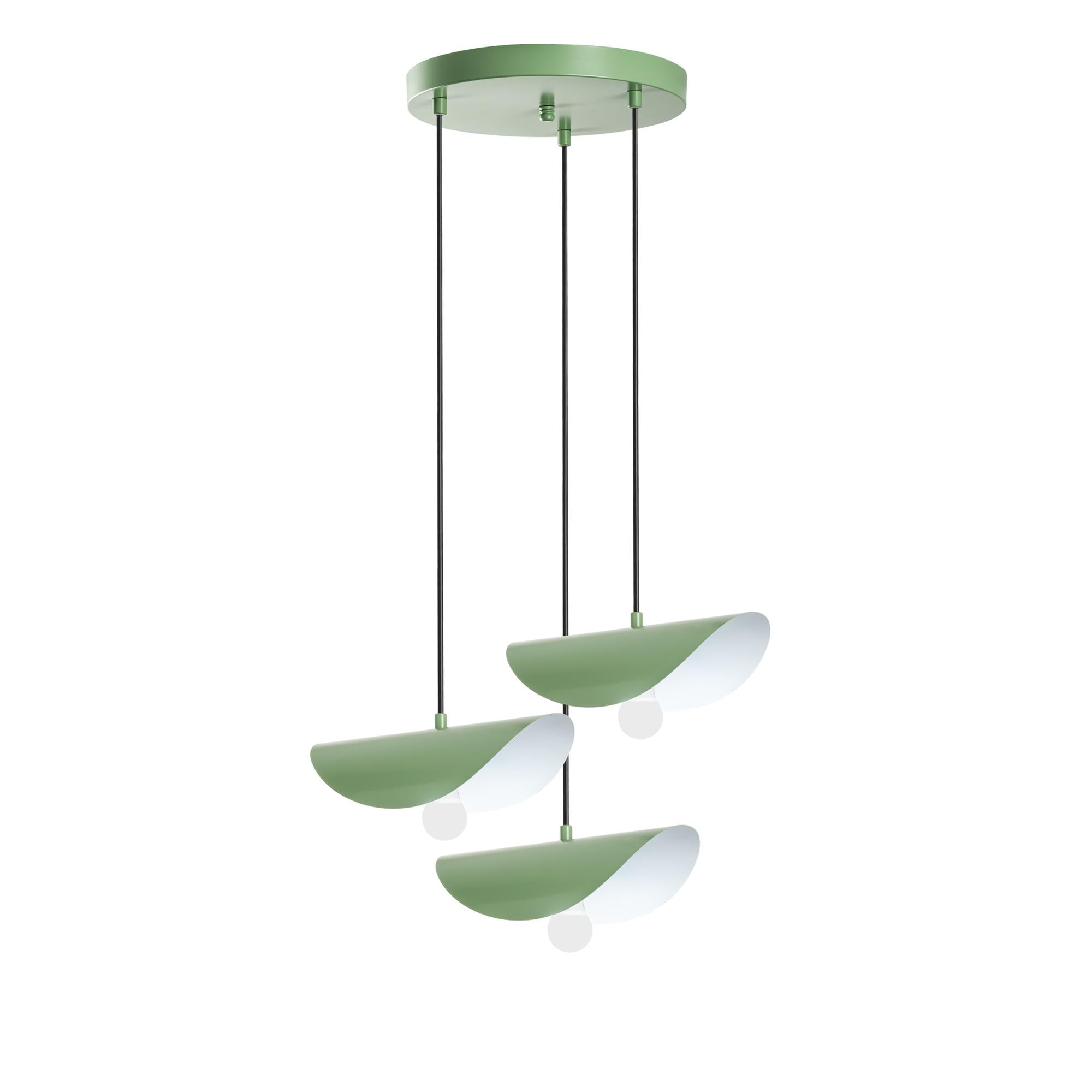 EGER-MR-964-MINTGREEN, METAL SIVAMA 3'LÜ TEPSİ SARKIT