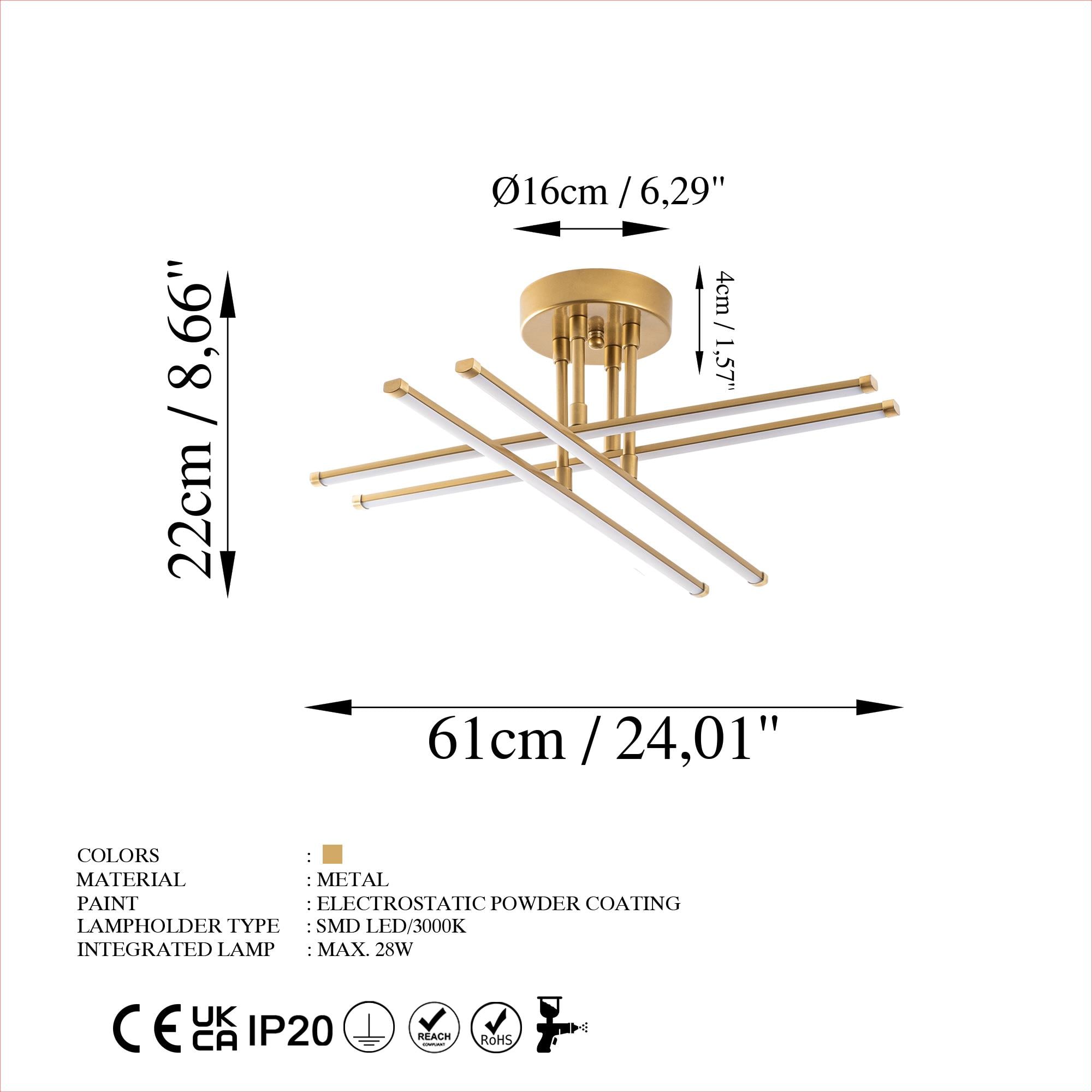 EXHAUST-13664, LED'Lİ PLAFÖNYER