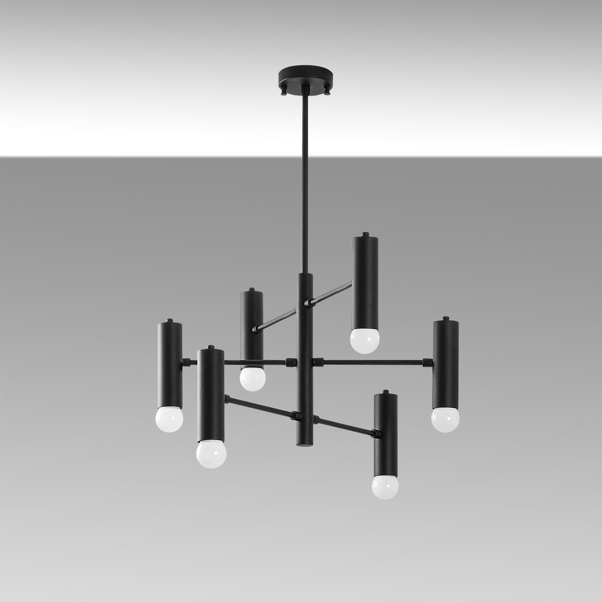 GHARIB-13266, METAL 6'LI AVİZE 