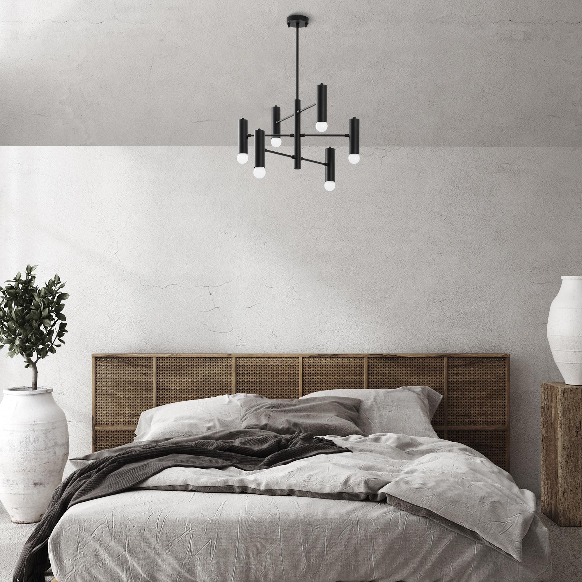 GHARIB-13266, METAL 6'LI AVİZE 
