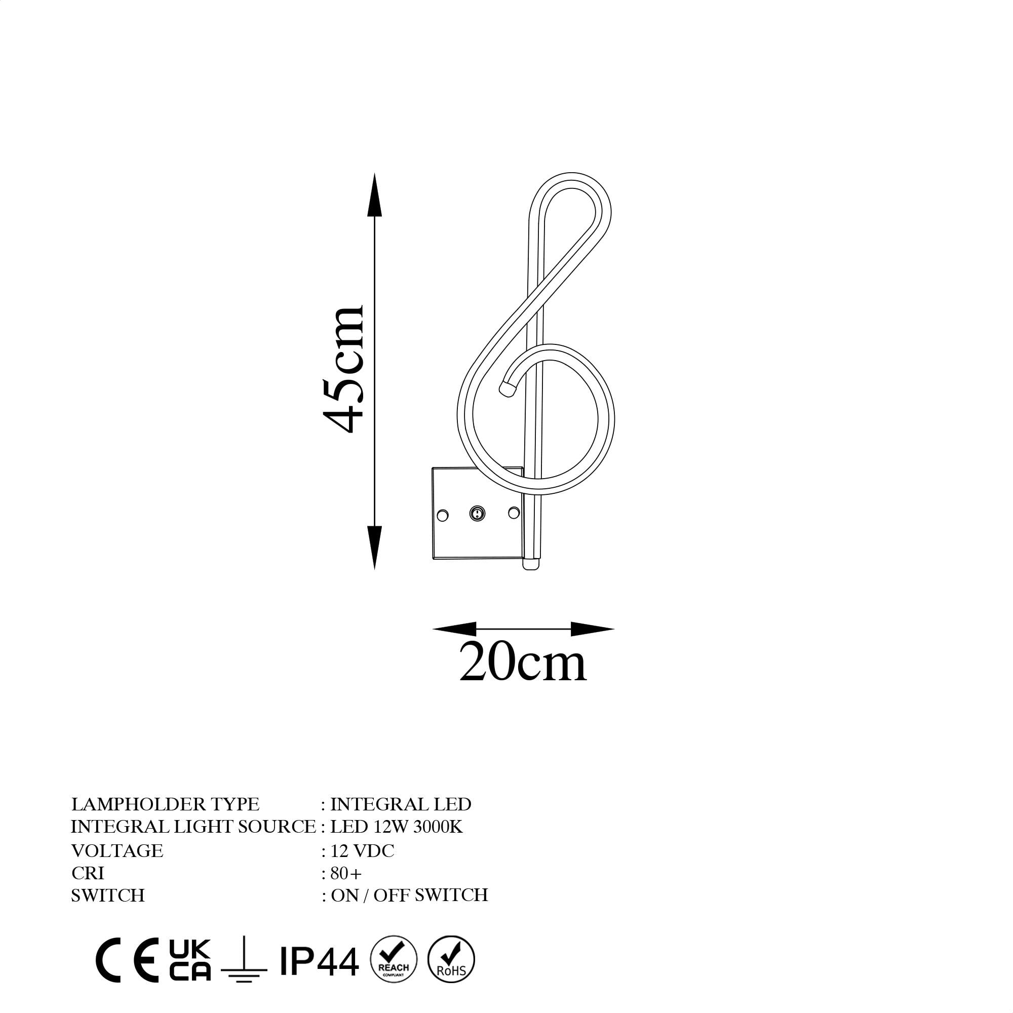 GURSES-13271, LED'Lİ APLİK