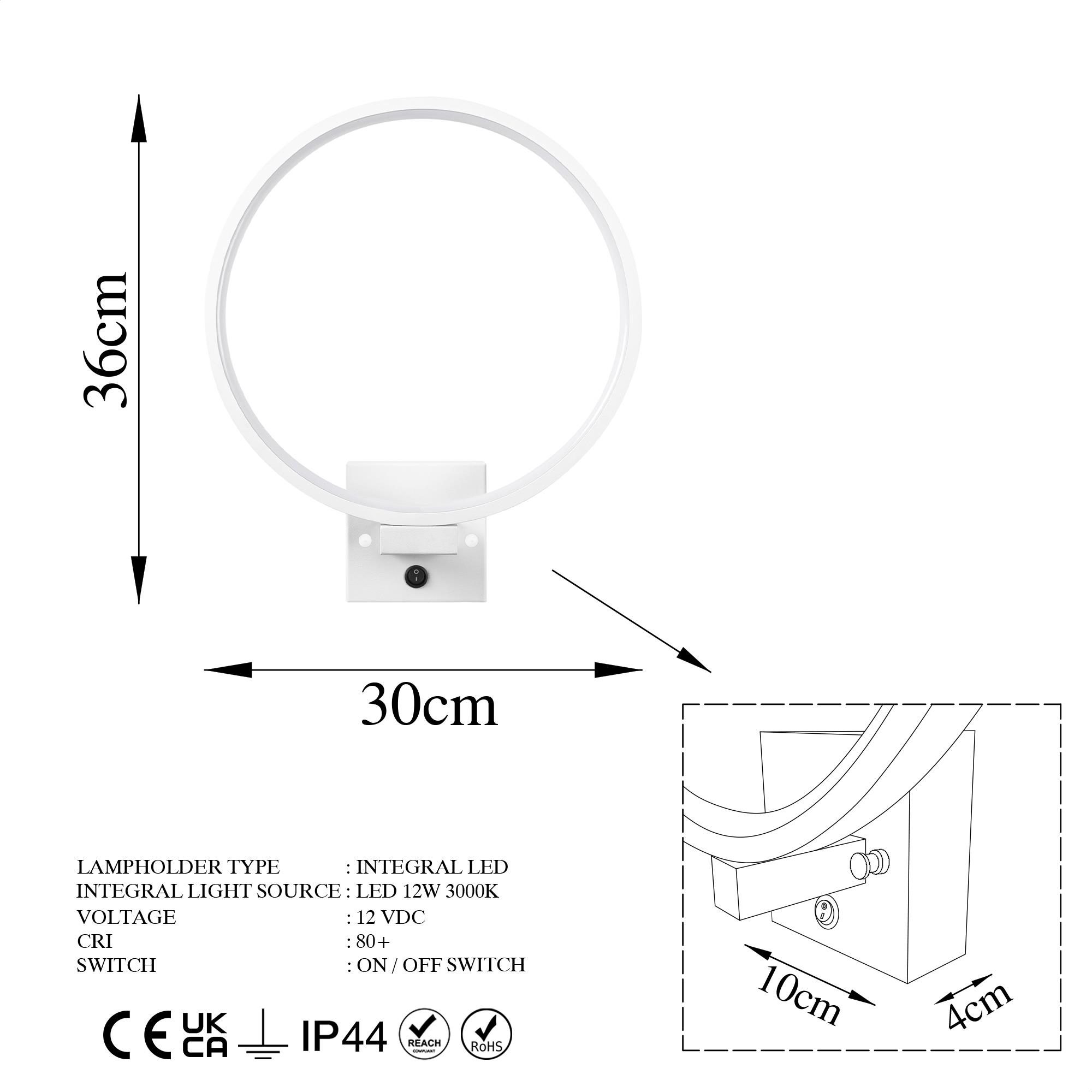 HALKA-13309-1, LED'Lİ APLİK