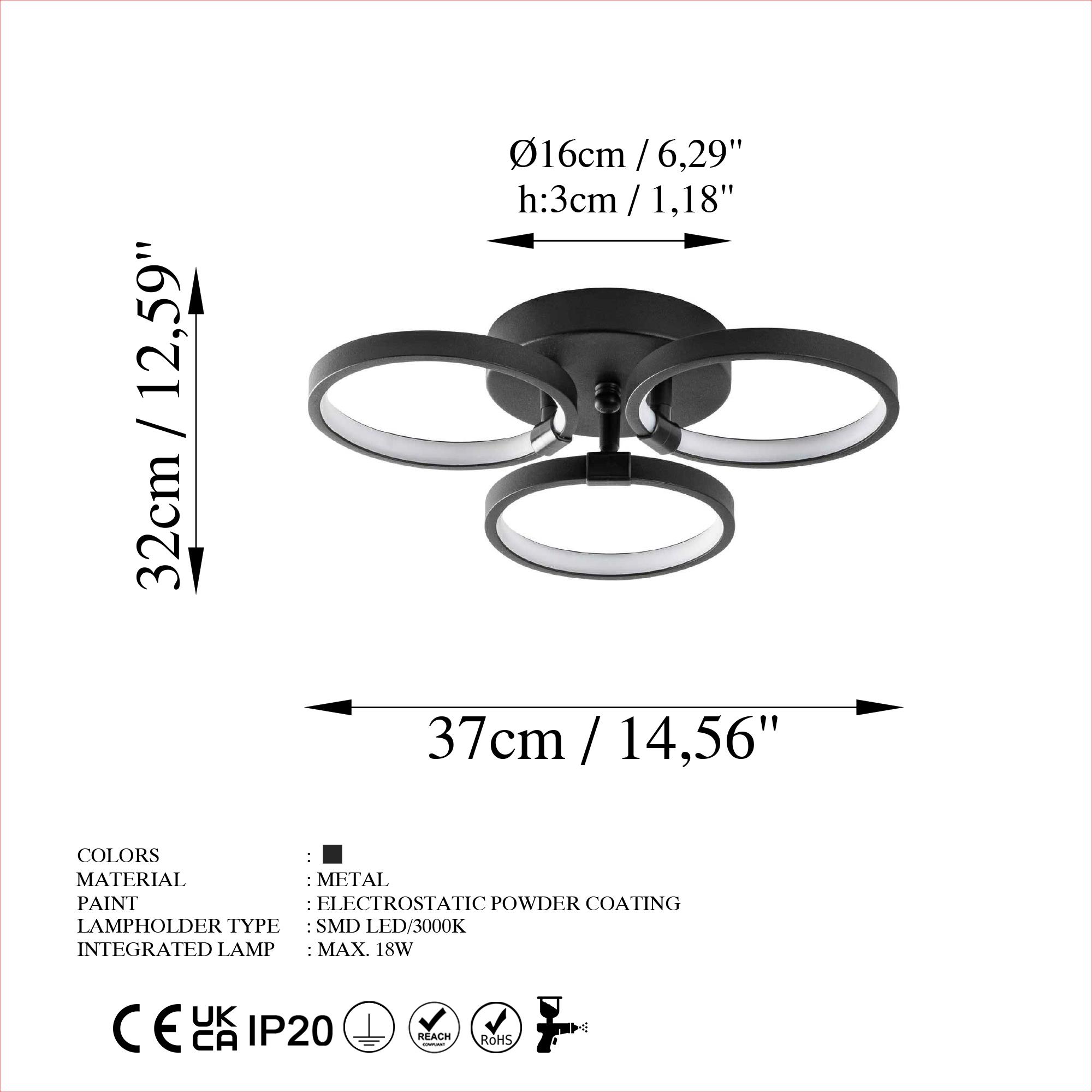 HALKA-13310, LED'Lİ PLAFÖNYER