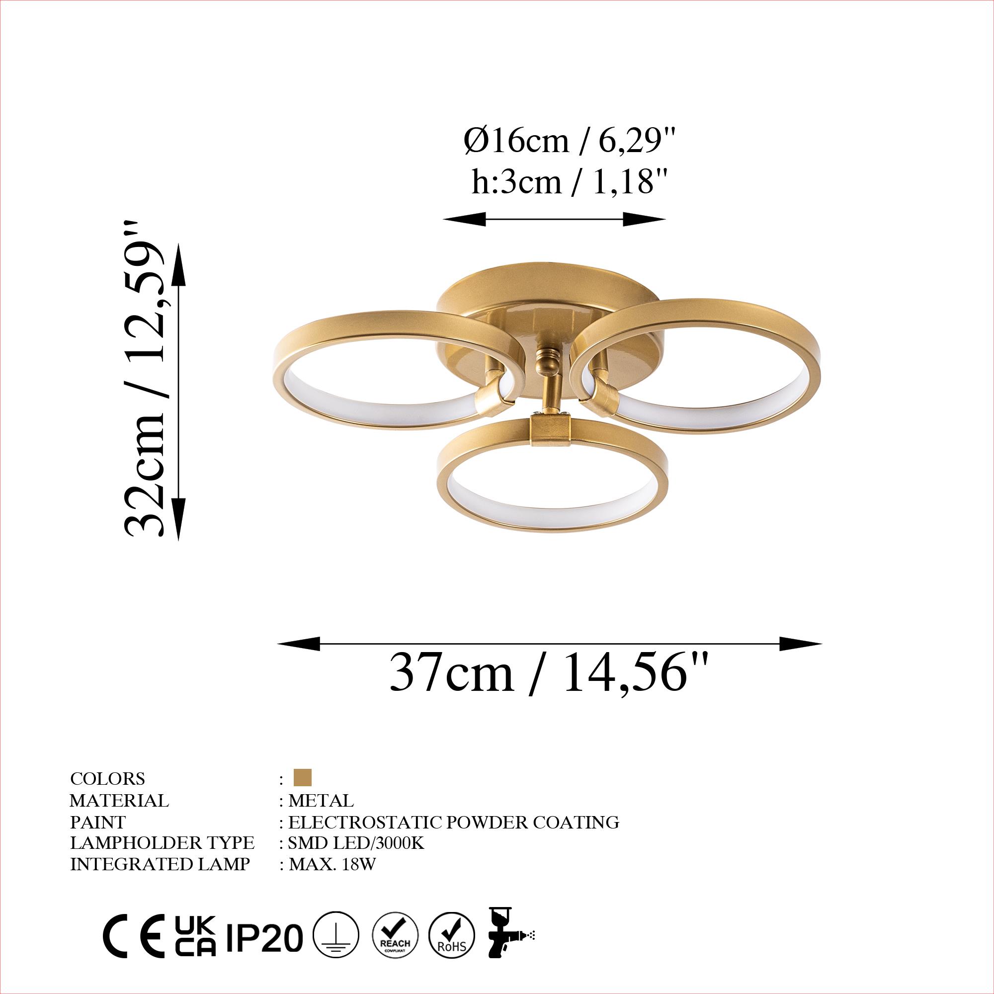 HALKA-13311, LED'Lİ PLAFÖNYER