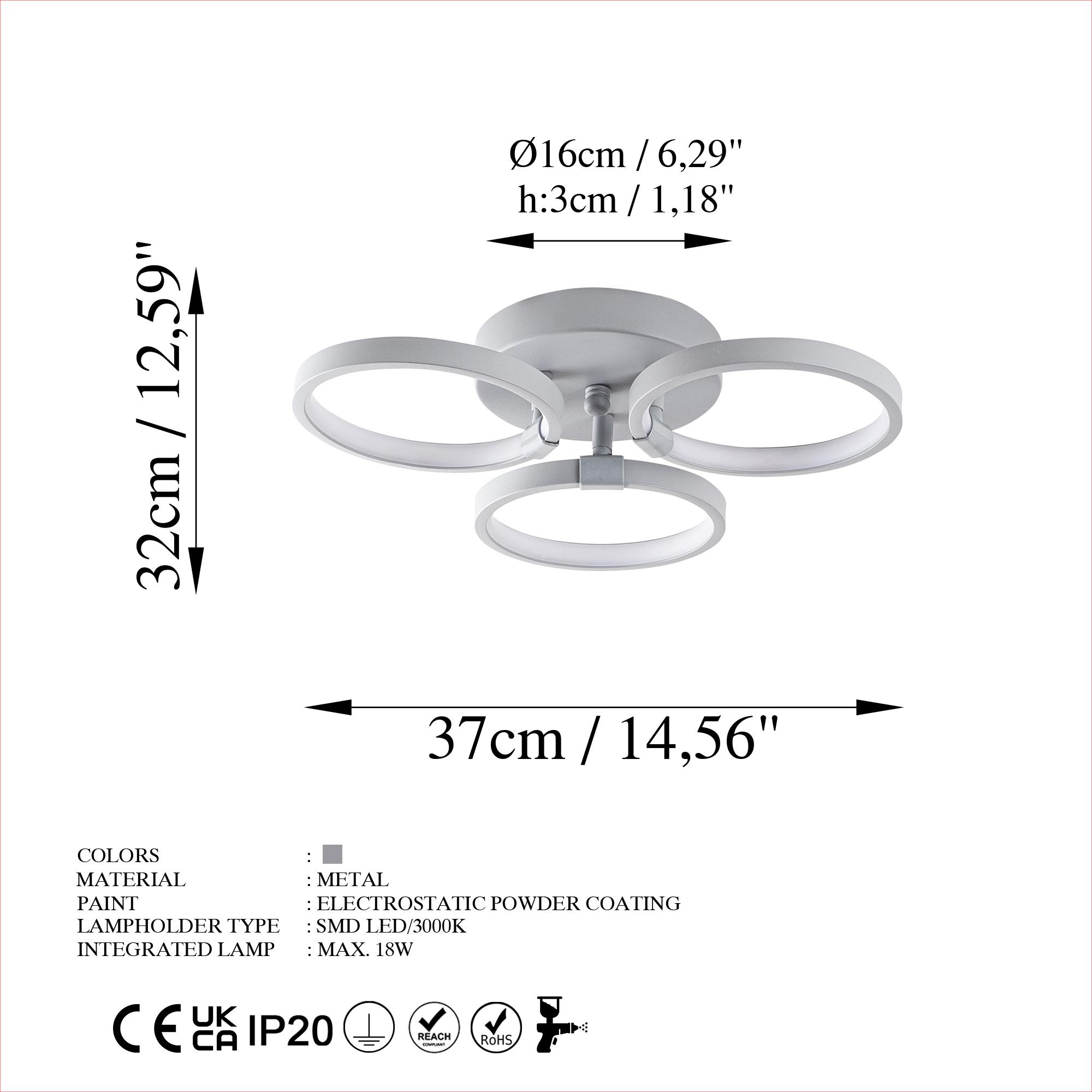 HALKA-13313, LED'Lİ PLAFÖNYER