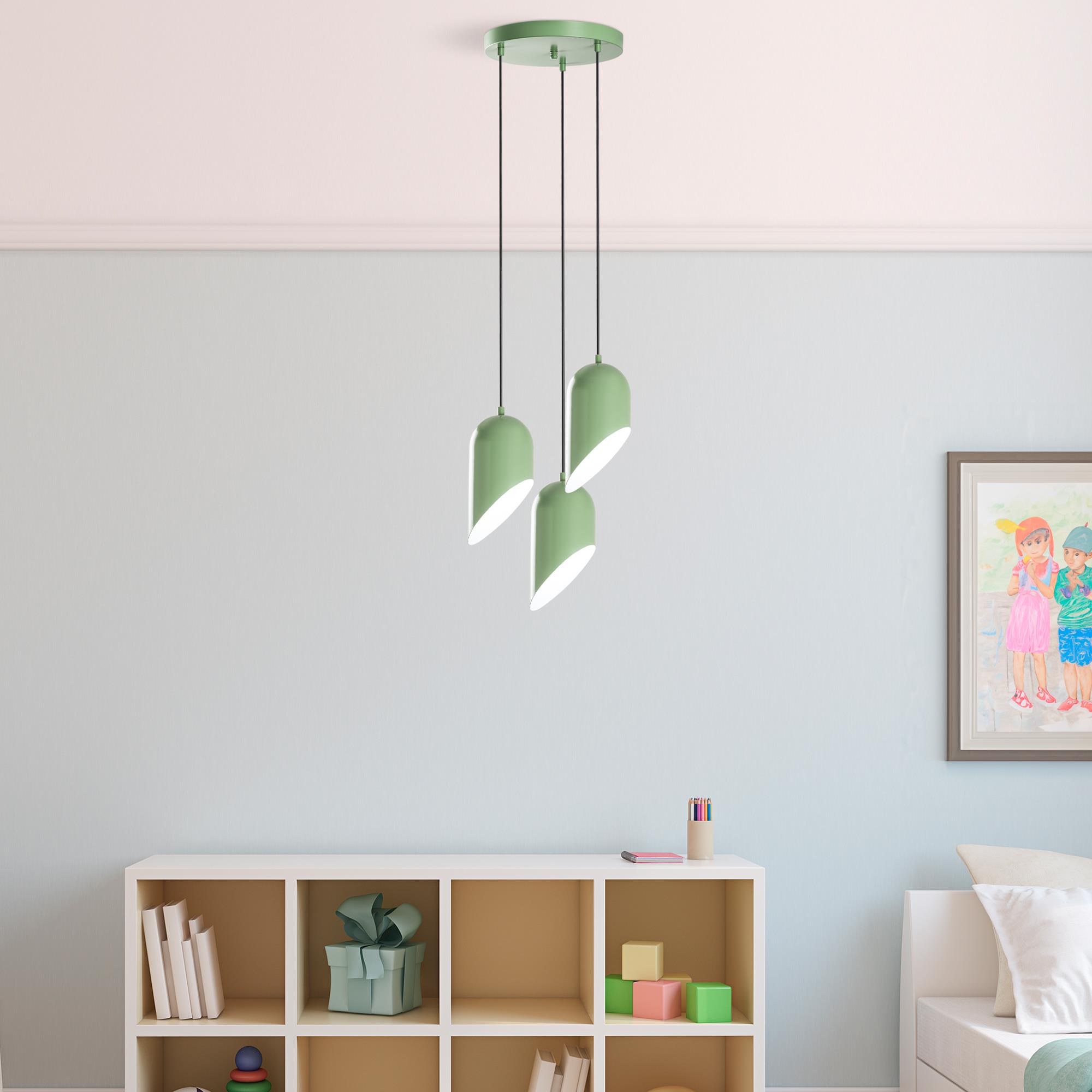 KESIK-6176-3-MINTGREEN, METAL SIVAMA 3'LÜ TEPSİ SARKIT