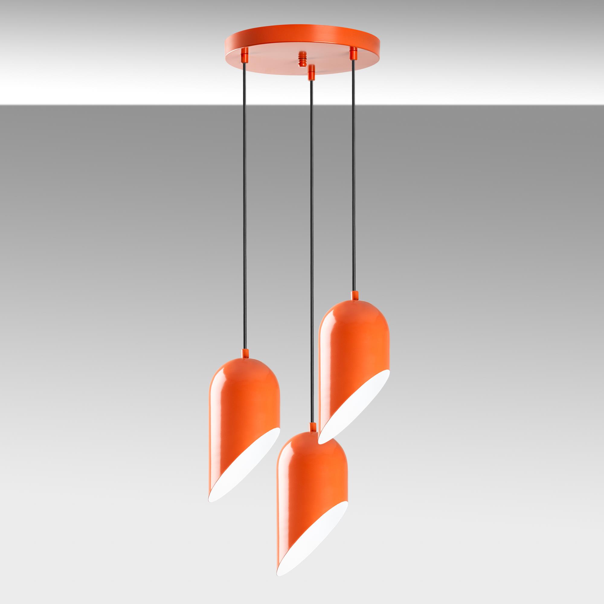 KESIK-6176-3-ORANGE, METAL SIVAMA 3'LÜ TEPSİ SARKIT