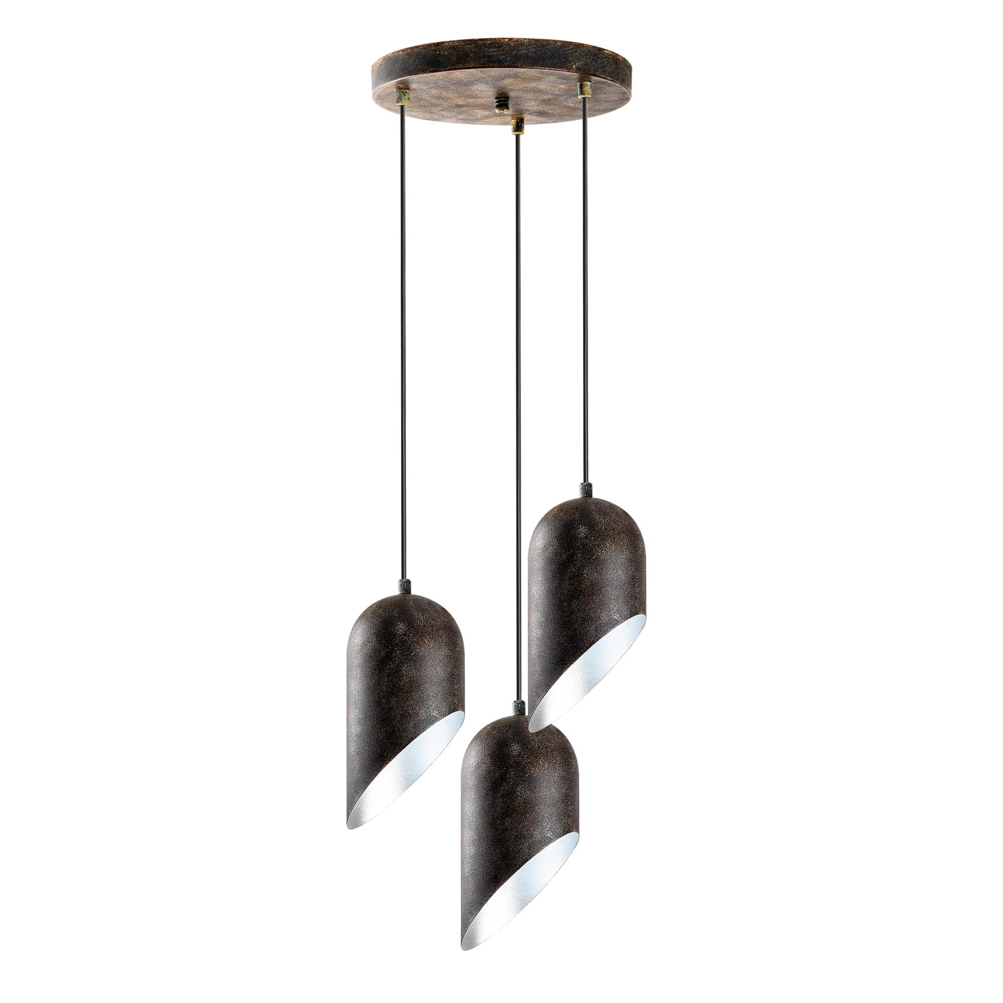 KESIK-6176-3-RETRO, METAL SIVAMA 3'LÜ TEPSİ SARKIT