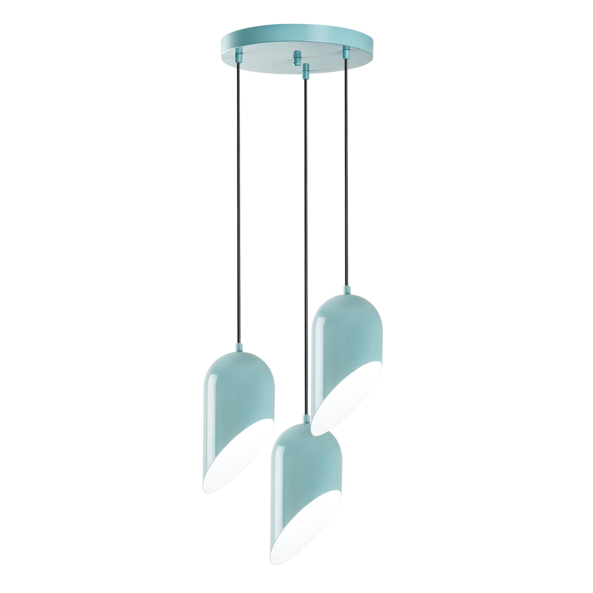 KESIK-6176-3-TURQUOISE, METAL SIVAMA 3'LÜ TEPSİ SARKIT