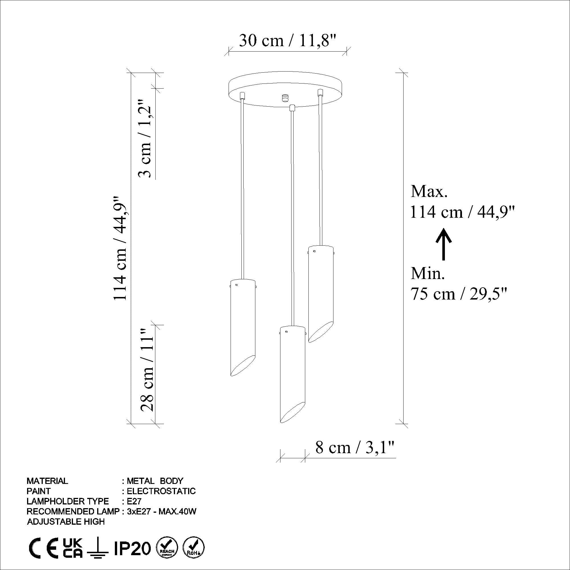 KESIK-6916-LIGHTBLUE, METAL SIVAMA 3'LÜ TEPSİ SARKIT