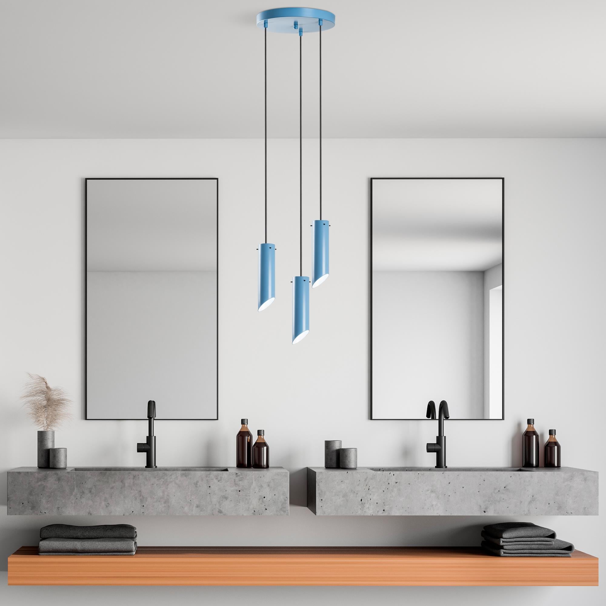 KESIK-6916-LIGHTBLUE, METAL SIVAMA 3'LÜ TEPSİ SARKIT