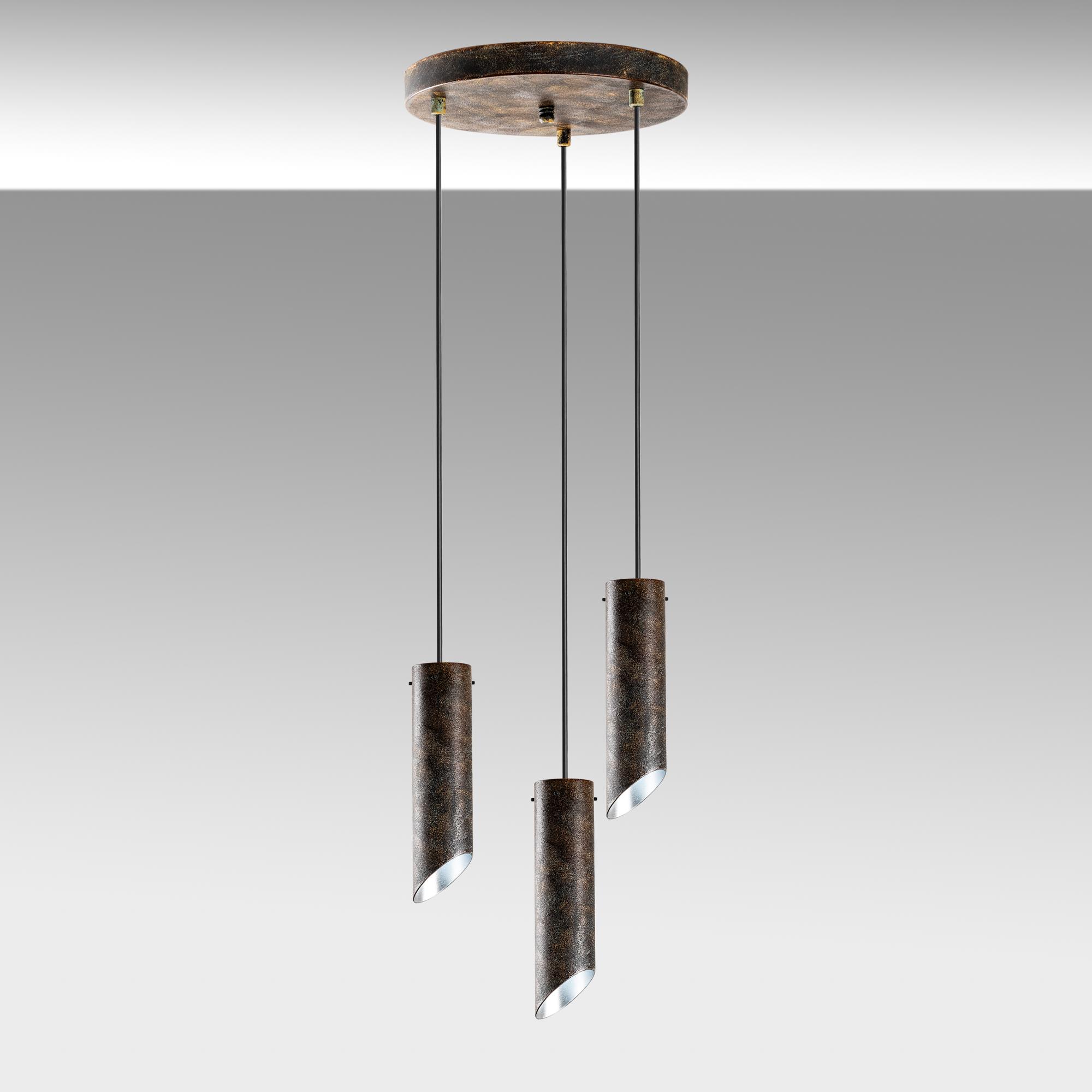 KESIK-6916-RETRO, METAL 3'LÜ TEPSİ SARKIT