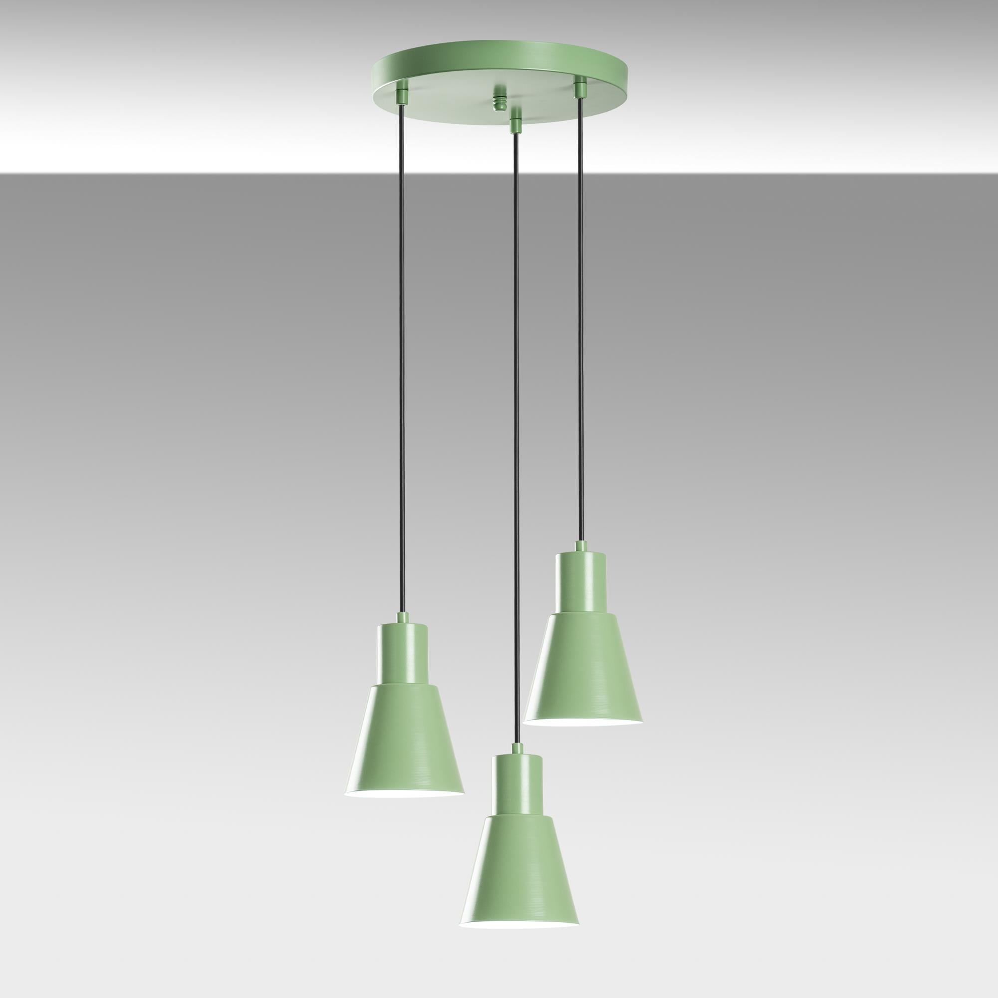 KONIKKEM-6357-3-MINTGREEN, METAL SIVAMA 3'LÜ TEPSİ SARKIT
