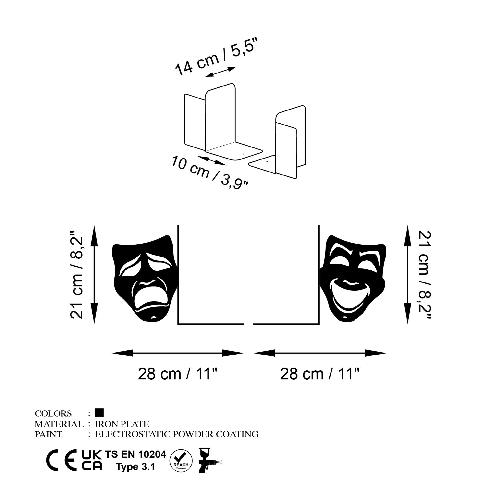 KT-035 KİTAP TUTUCULAR