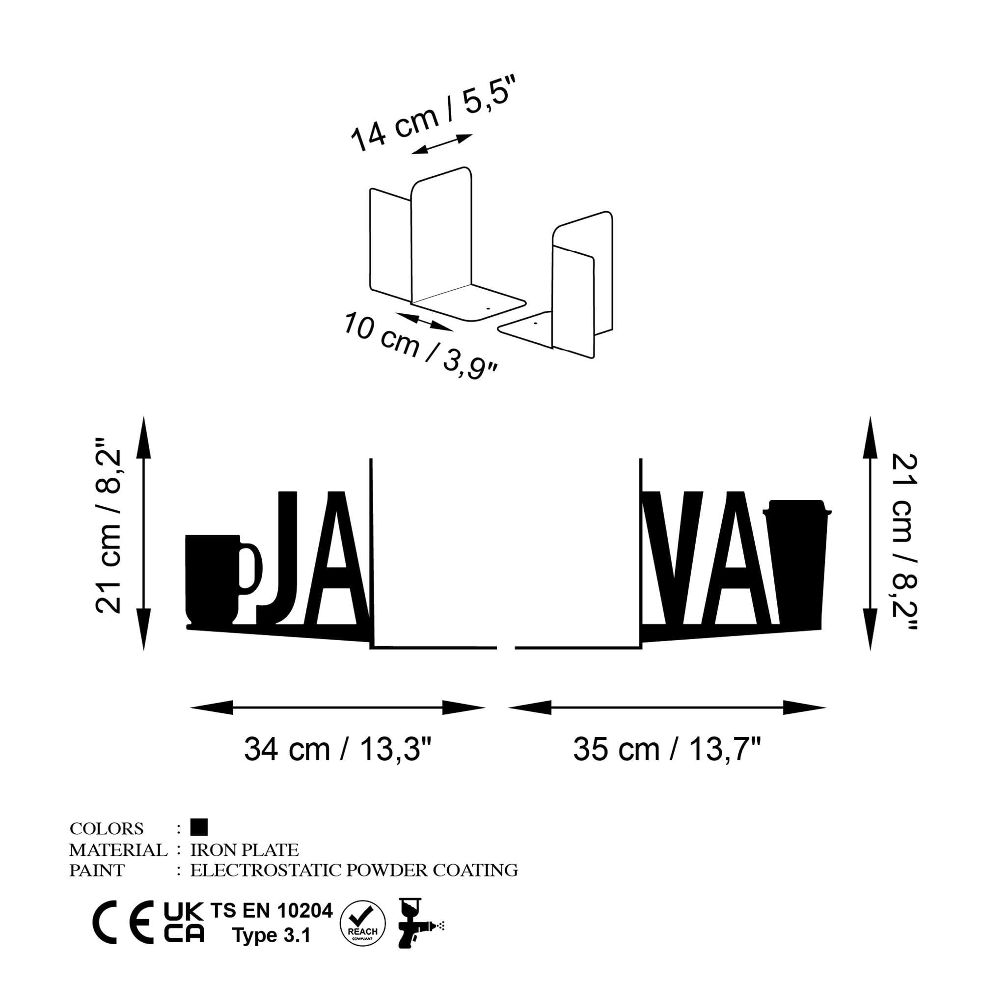 KT-038 KİTAP TUTUCULAR