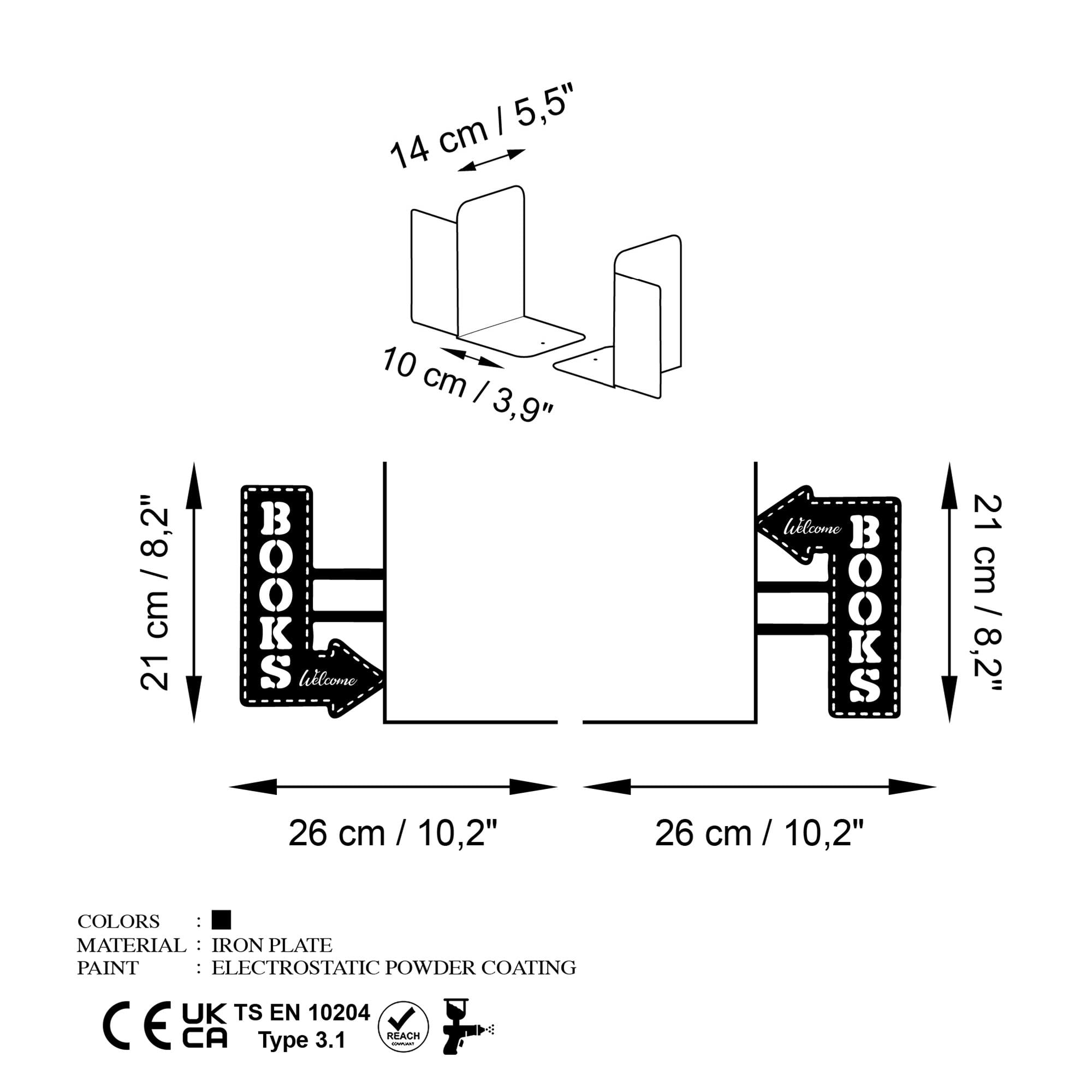 KT-039 KİTAP TUTUCULAR
