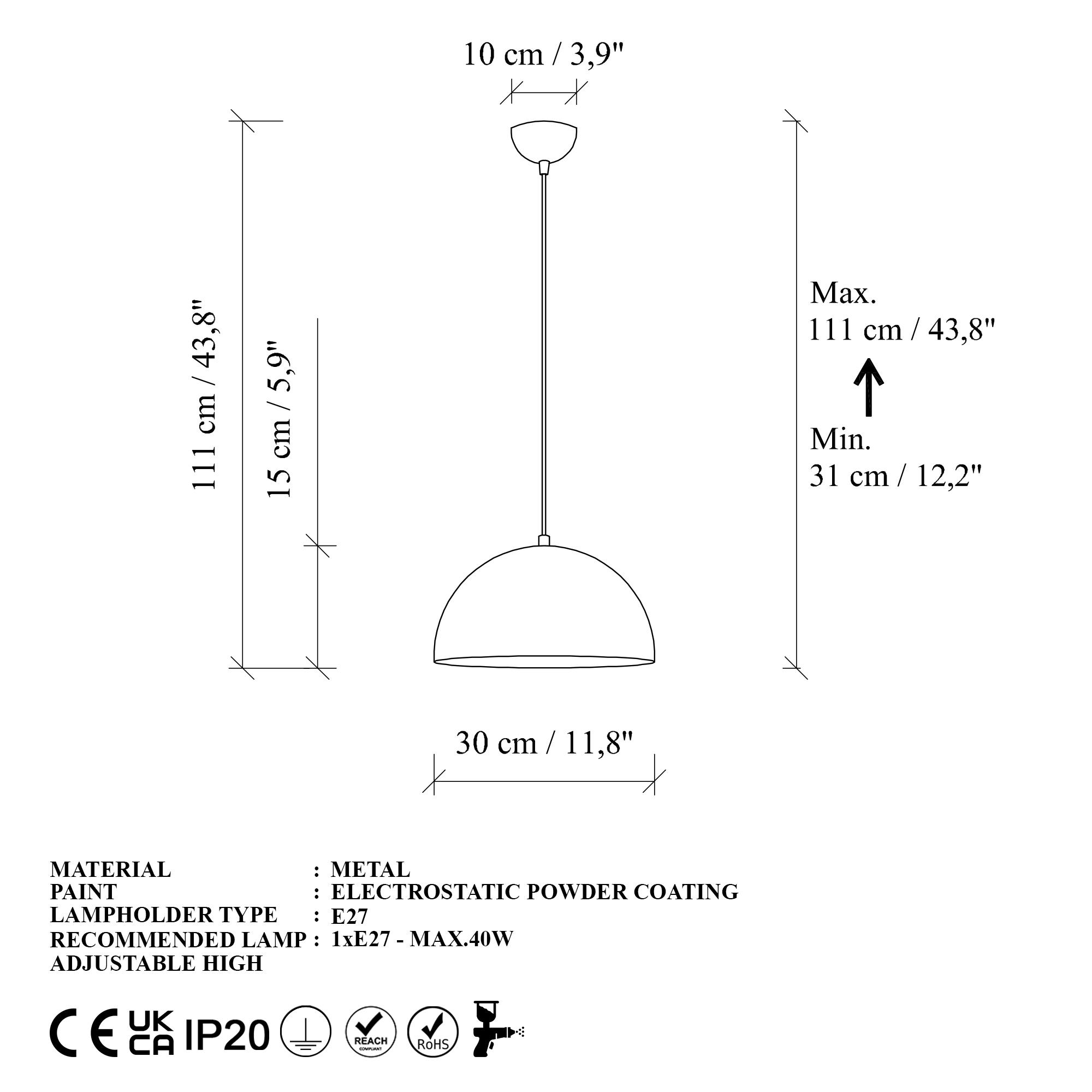 KURE-30-MR-721-1, METAL SIVAMA TEKLİ  SARKIT