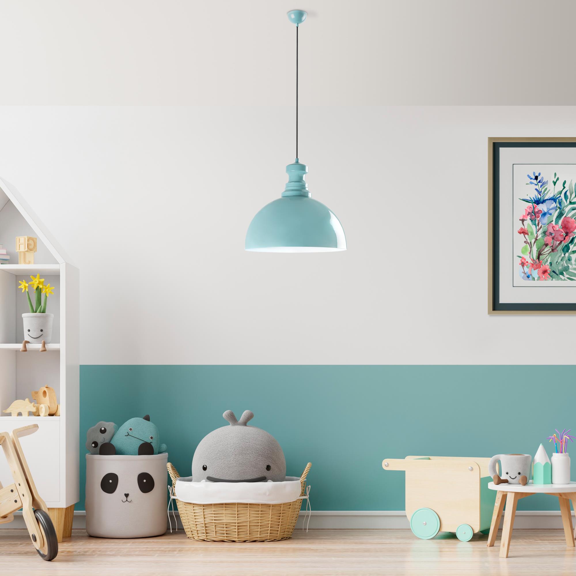 KURE-40-228-TURQUOISE, METAL SIVAMA TEKLİ SARKIT