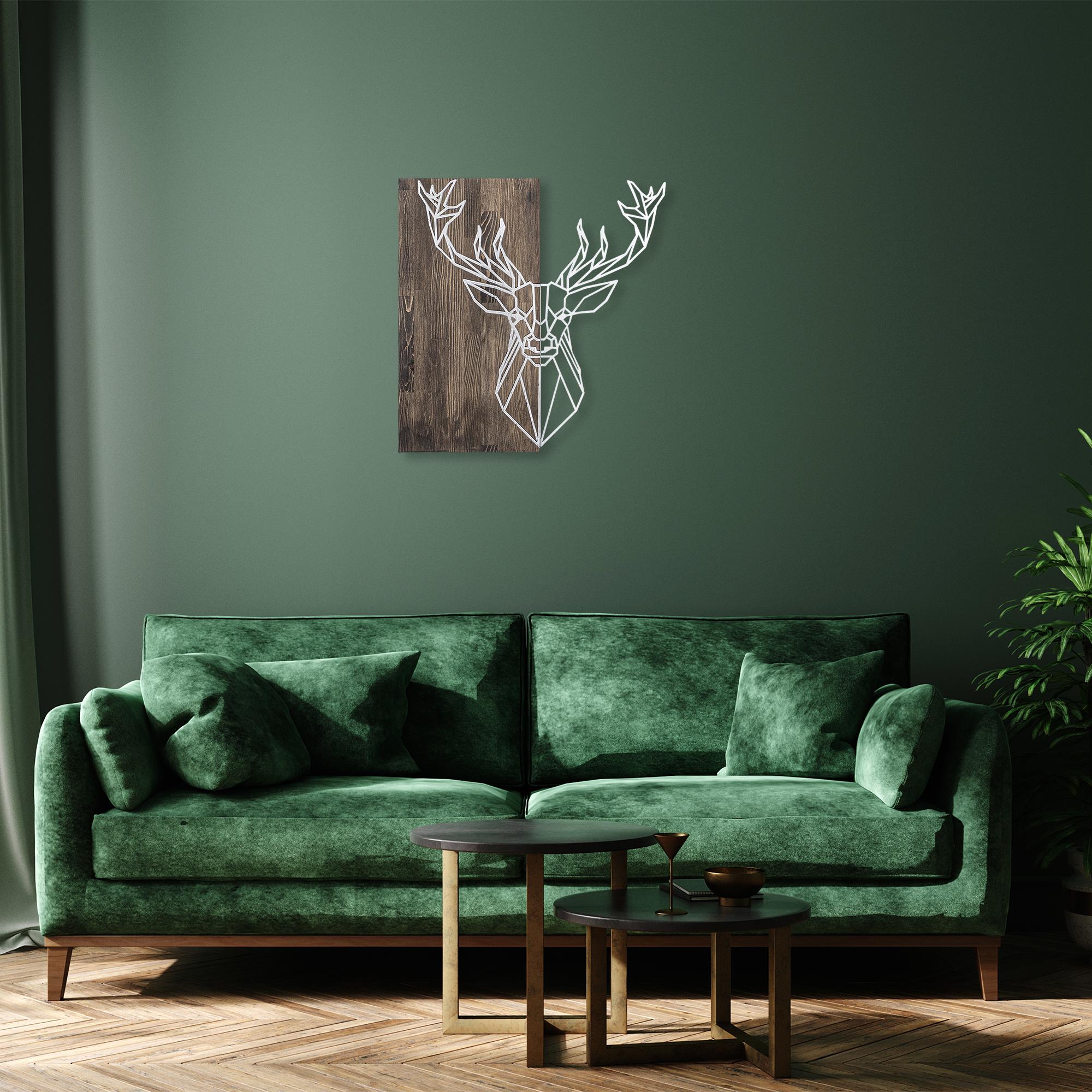 MA-106-SILVER METAL AHŞAP DUVAR PANOLARI