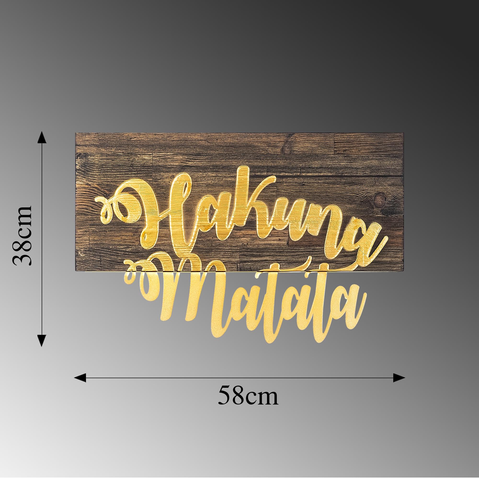 MA-112-GOLD METAL AHŞAP DUVAR PANOLARI