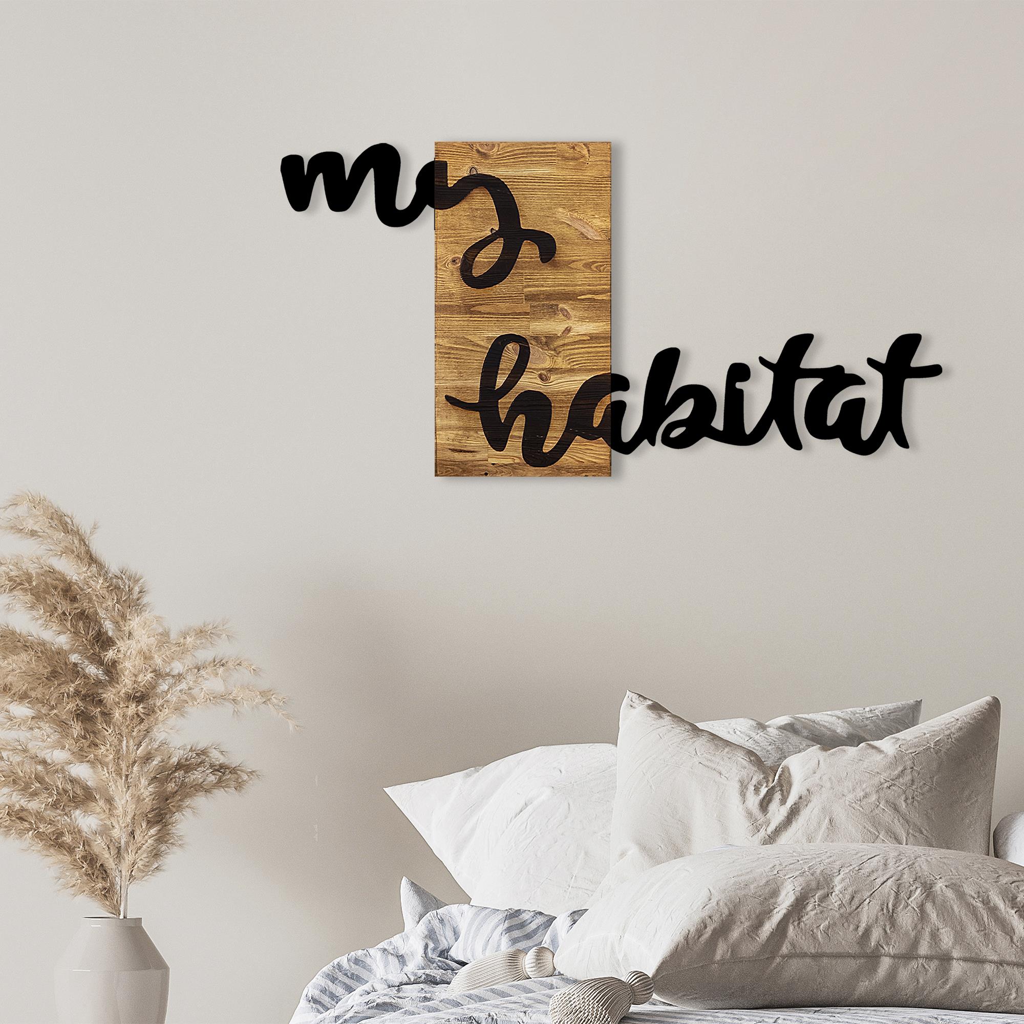 MA-249 METAL AHŞAP DUVAR PANOLARI
