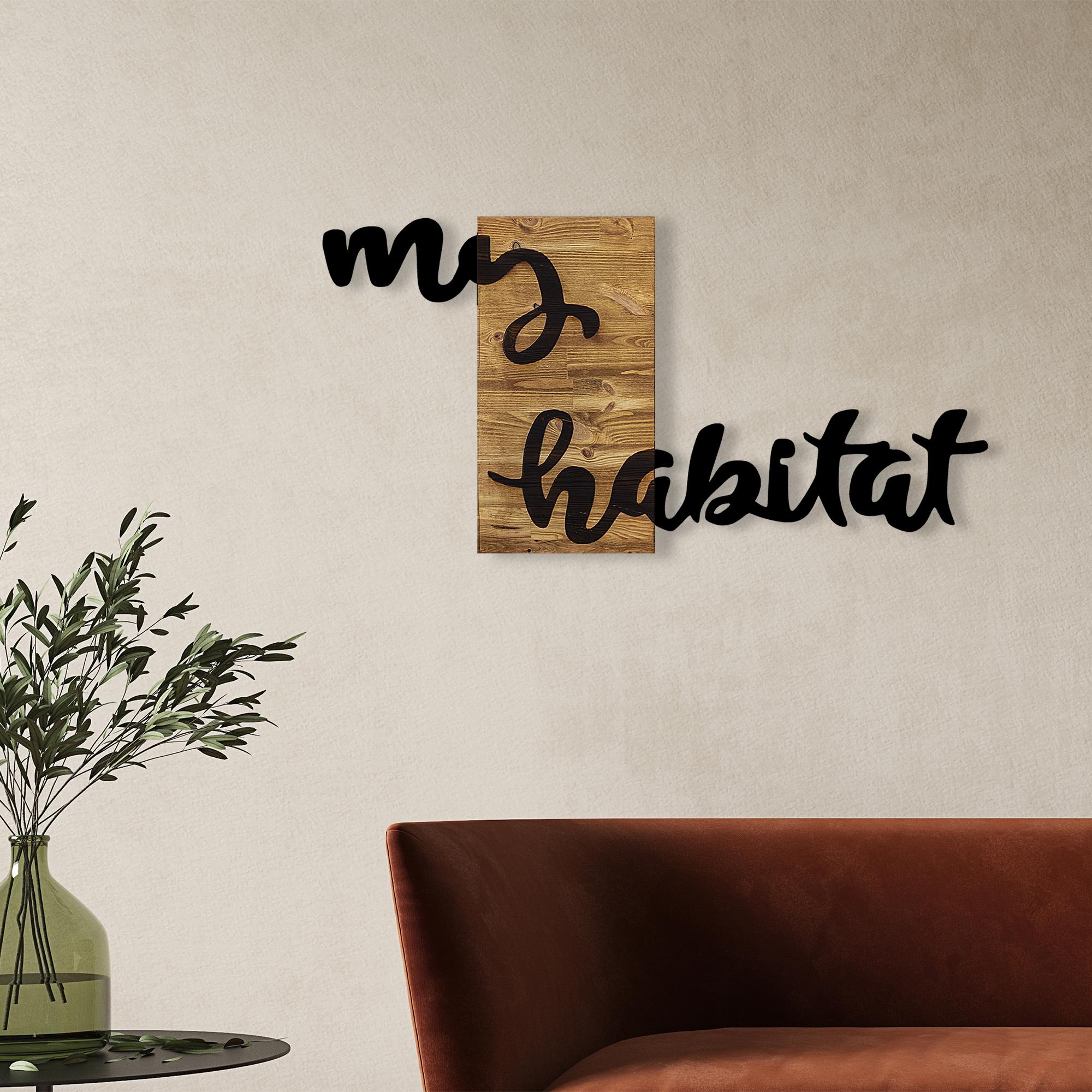 MA-249 METAL AHŞAP DUVAR PANOLARI