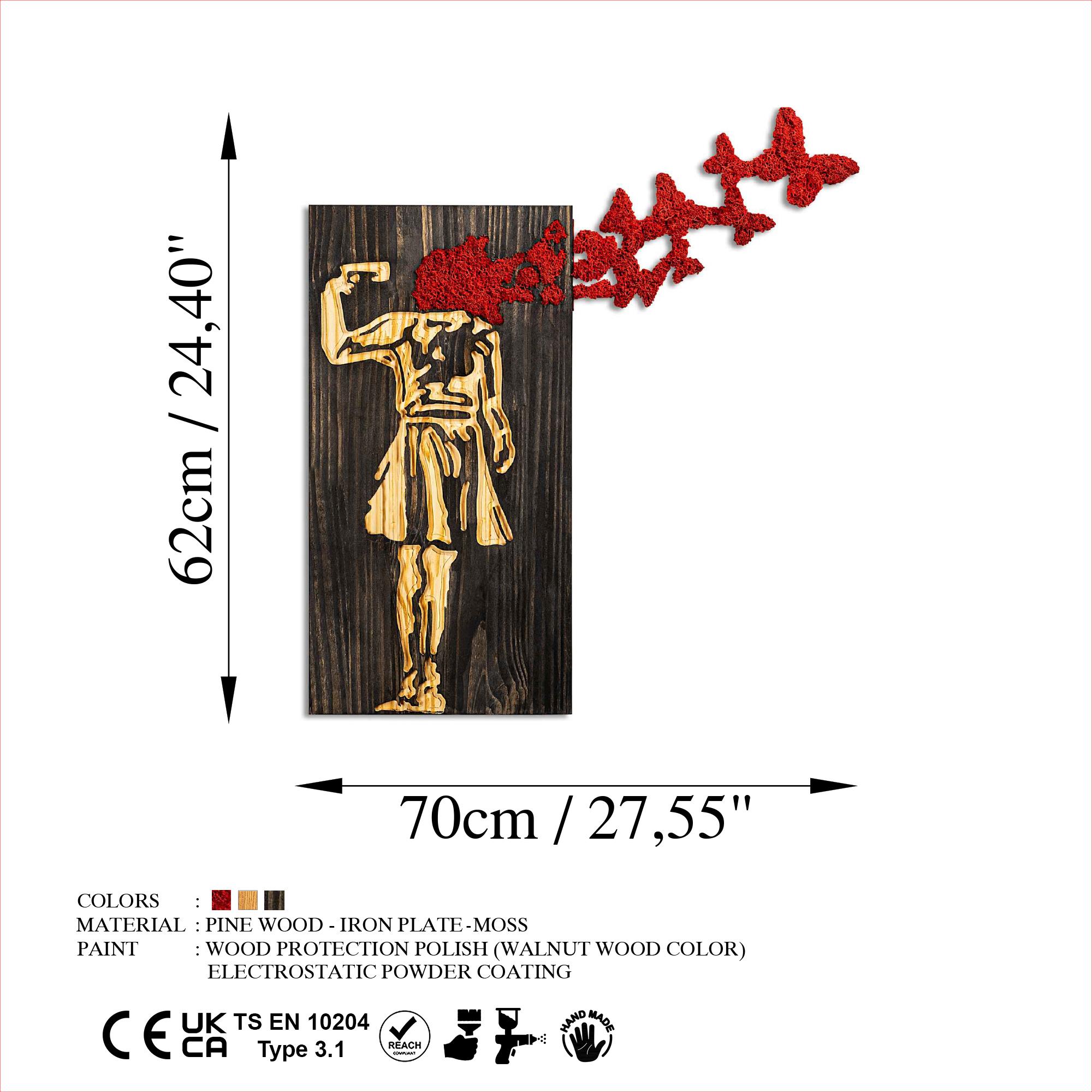 MA-367-A METAL AHŞAP DUVAR PANOLARI