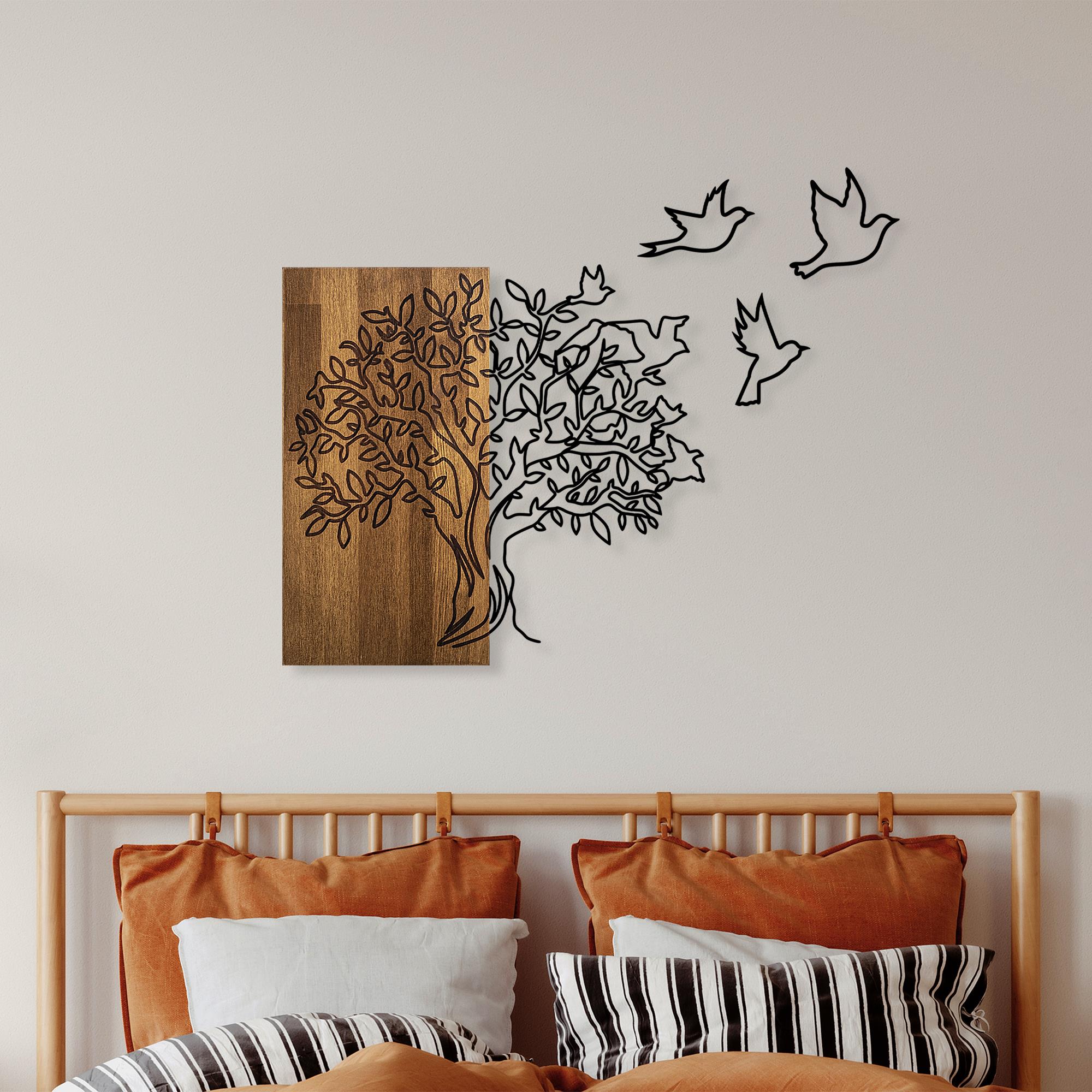 MA-391 METAL AHŞAP DUVAR PANOLARI