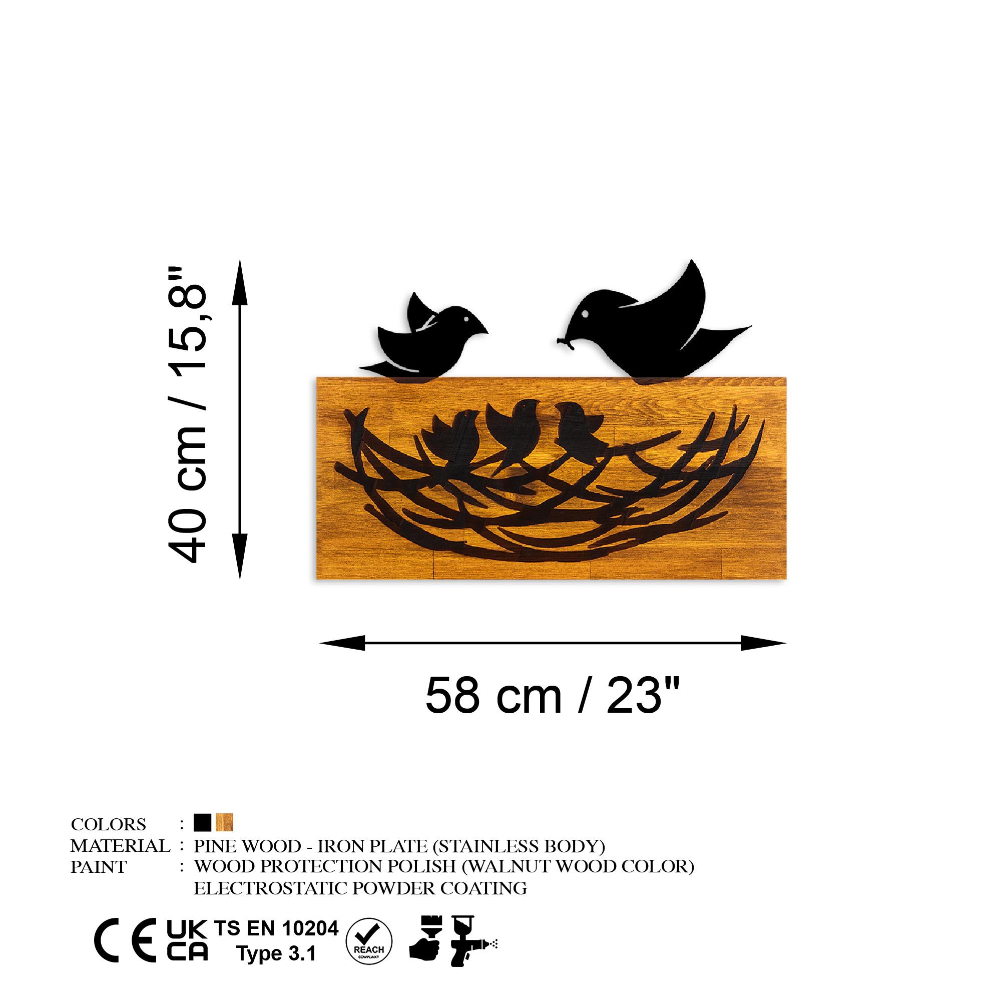 MA-443 METAL AHŞAP DUVAR PANOLARI
