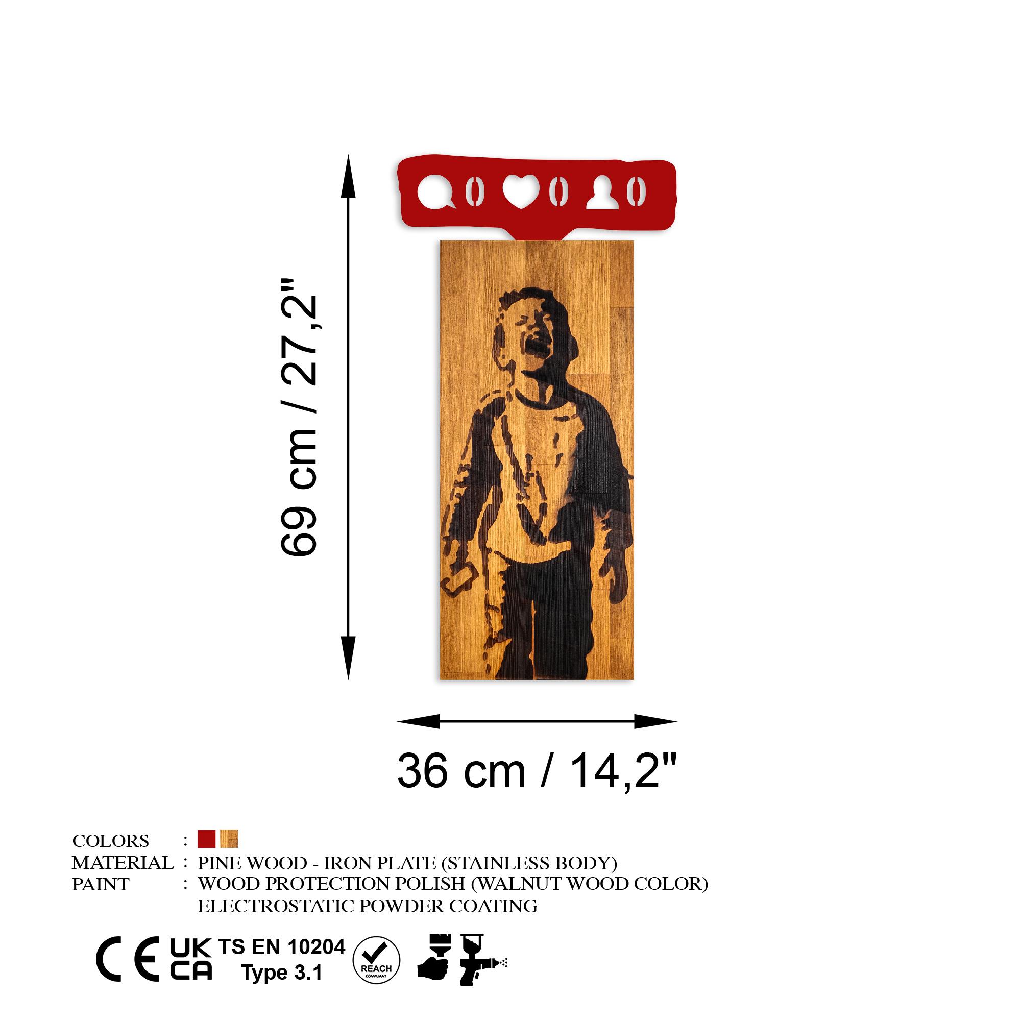 MA-444 METAL AHŞAP DUVAR PANOLARI