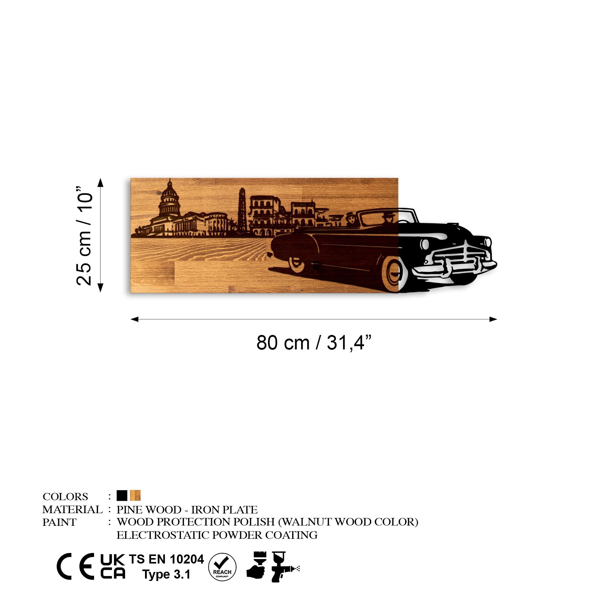 MA-461 METAL AHŞAP DUVAR PANOLARI